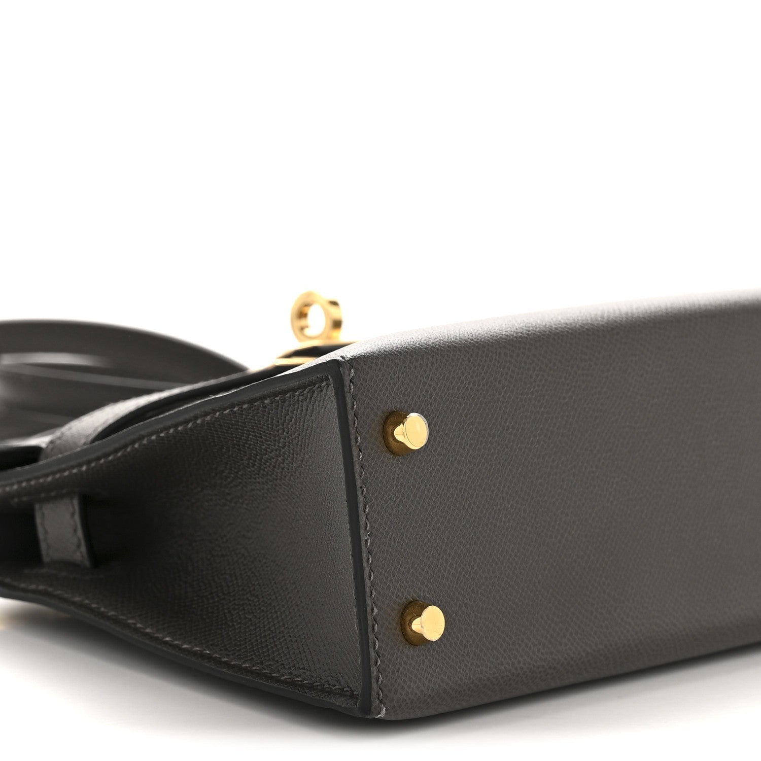 Madame Calfskin Mini Kelly Sellier 20 Graphite