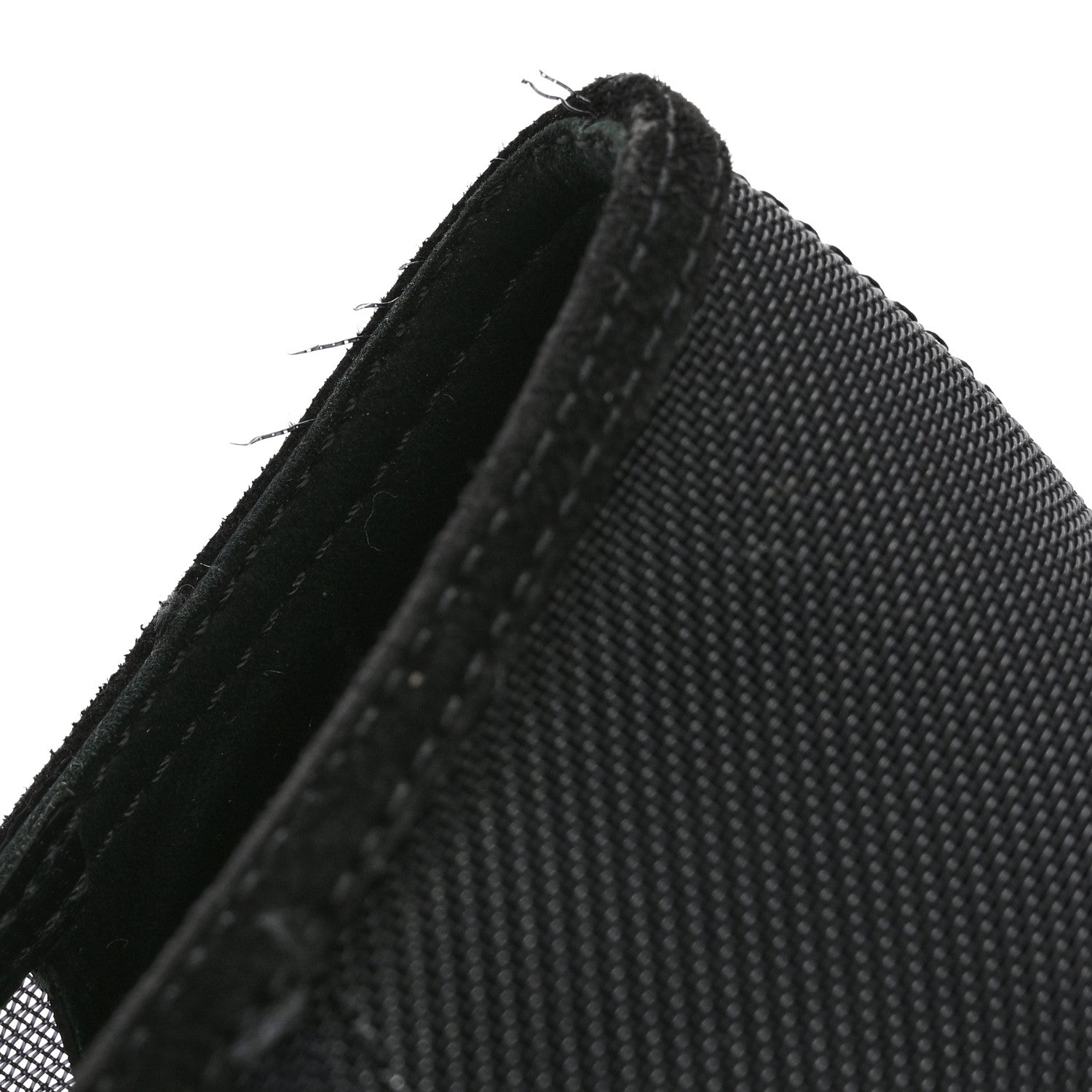 Mesh Suede Grosgrain Pearls Cap Toe Mary Jane Pumps  37.5 Black