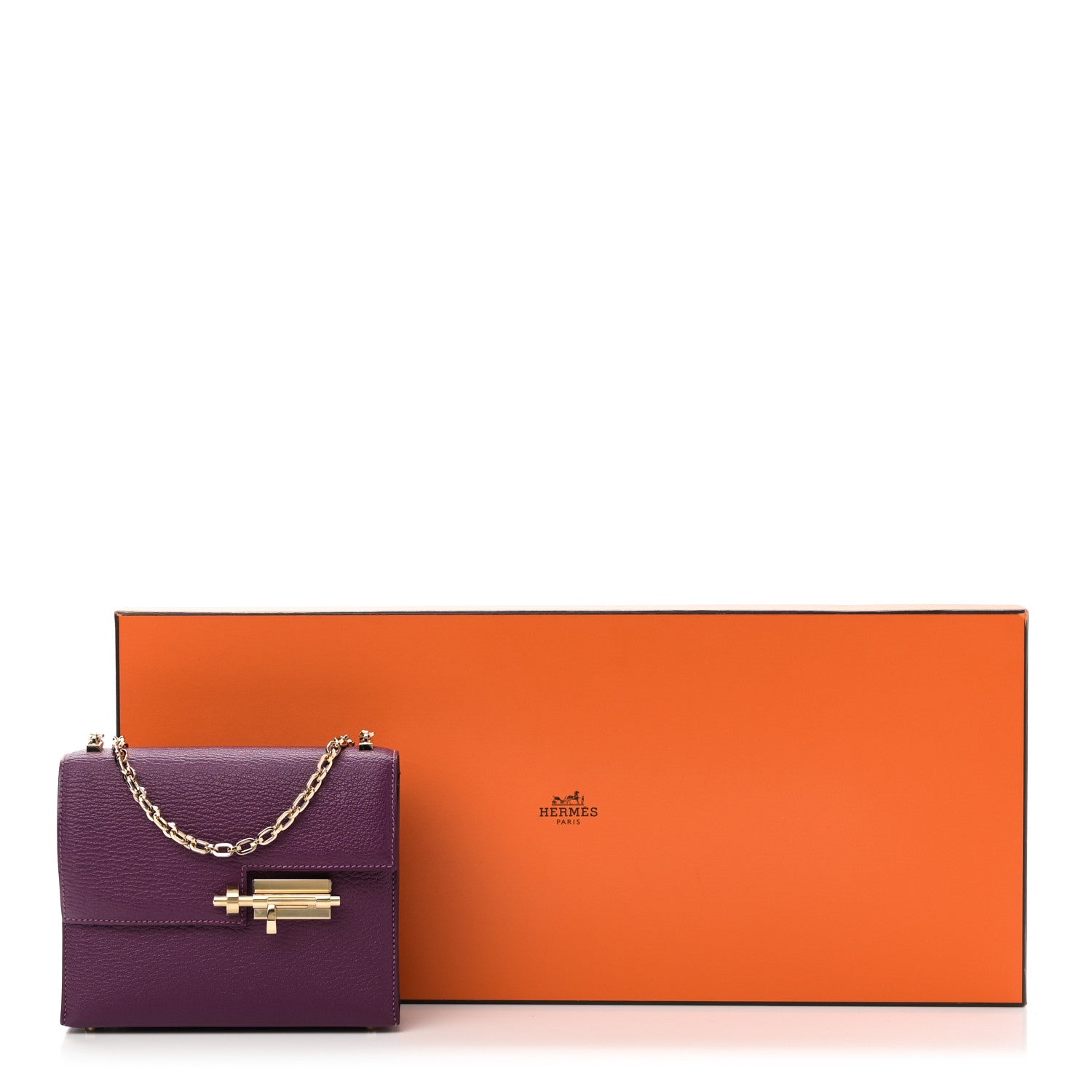 Chevre Mysore Mini Verrou Chaine Bag Anemone