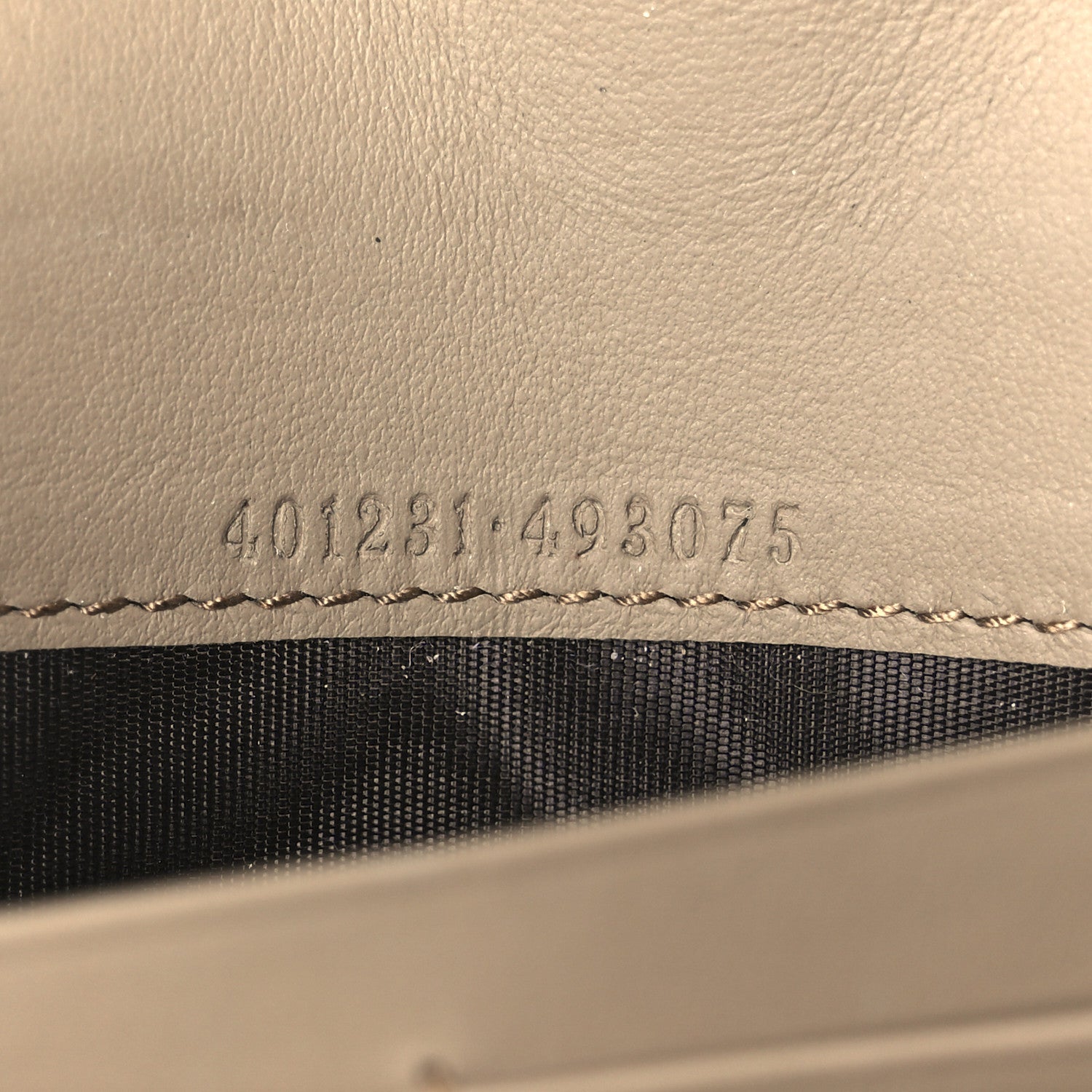 GG Supreme Monogram Mini Dionysus Chain Wallet Beige Taupe
