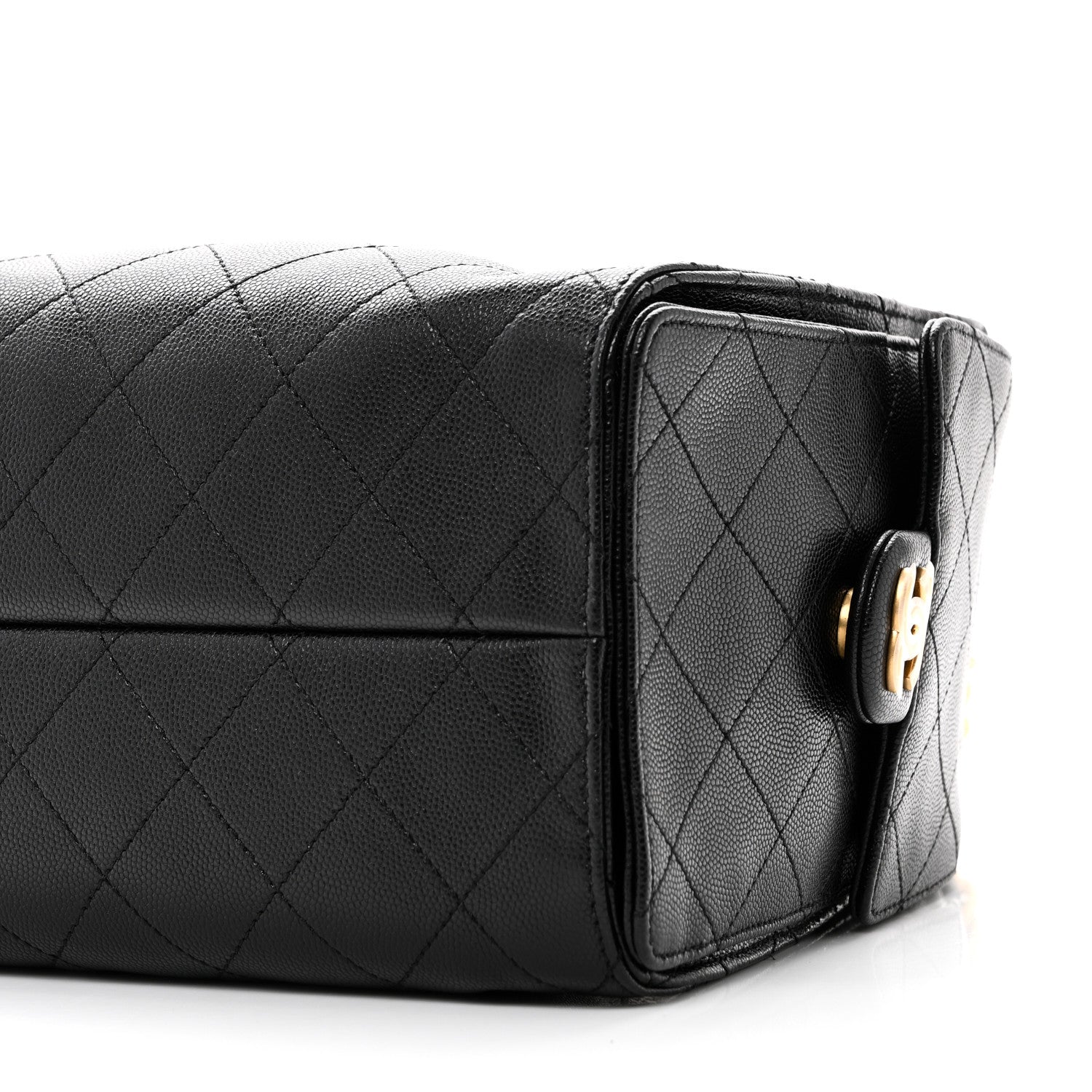 Caviar Quilted Small Chanel 25 Handbag Black