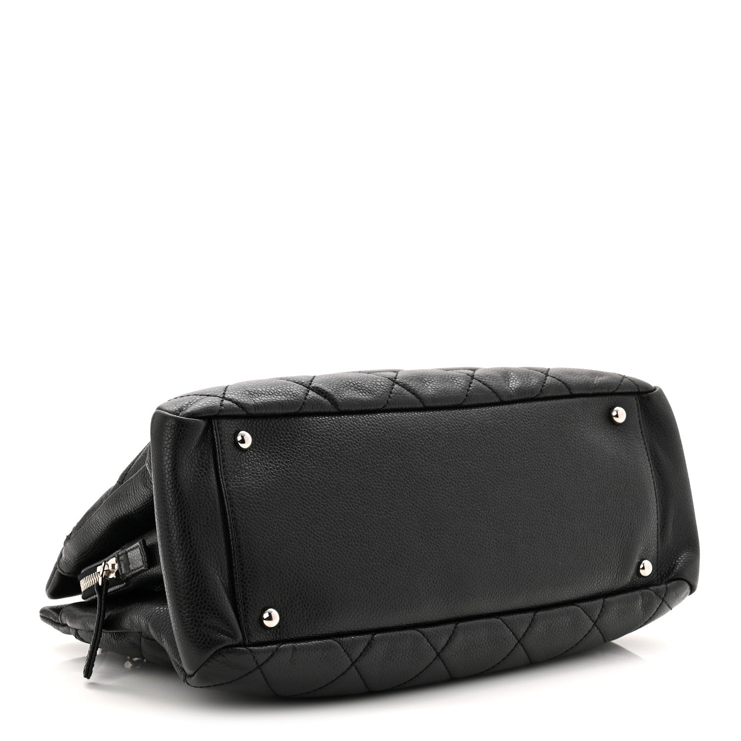 Caviar Quilted CC Timeless Soft Tote Black