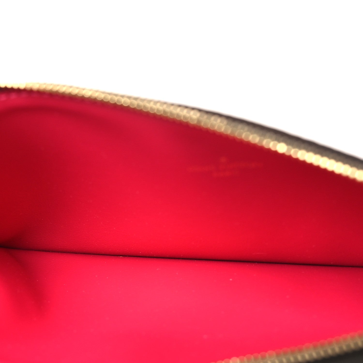 Monogram Felicie Chain Wallet Zippered Insert Fuchsia