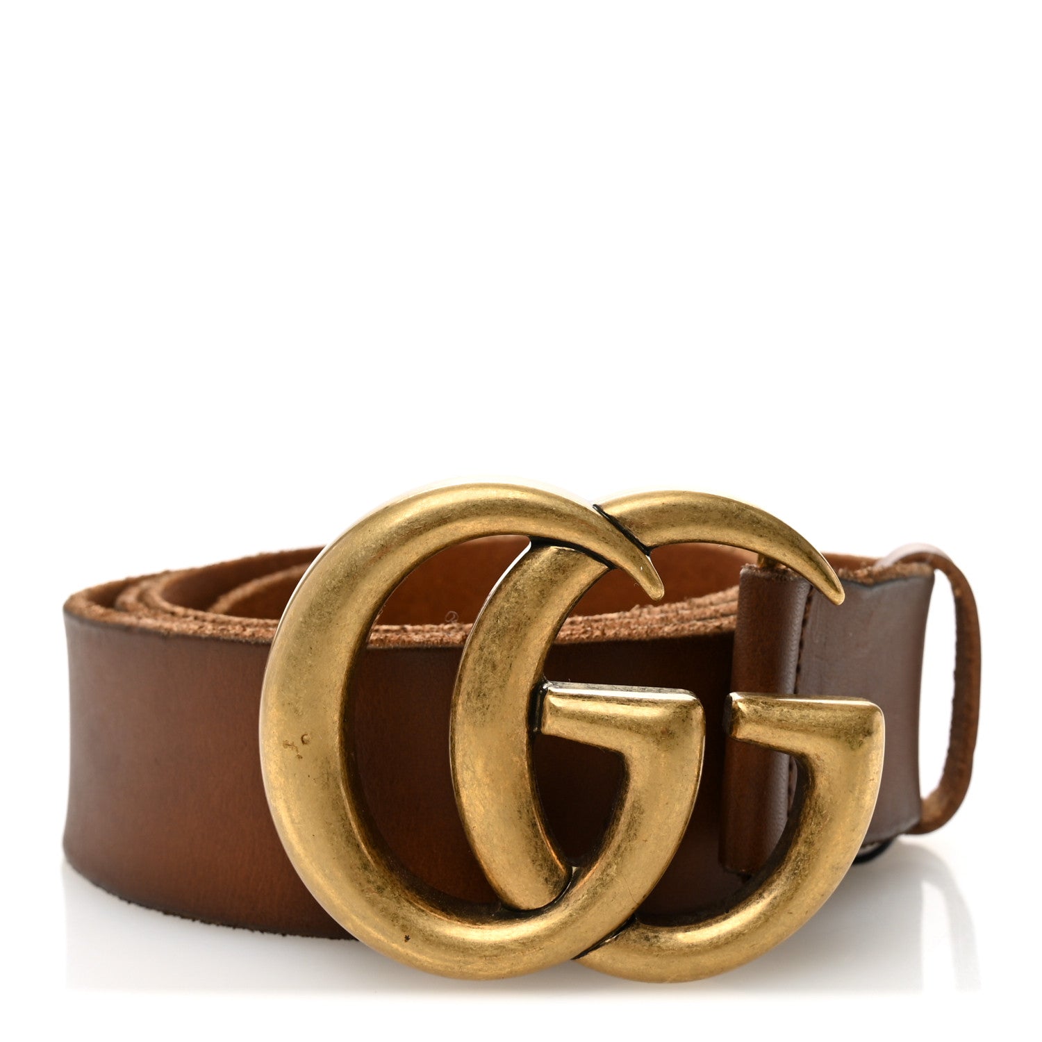 Faded Calfskin Double G Belt 110 44 Cuir