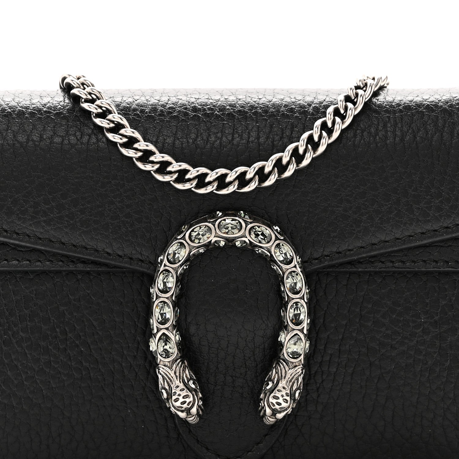 Calfskin Super Mini Dionysus Shoulder Bag Black