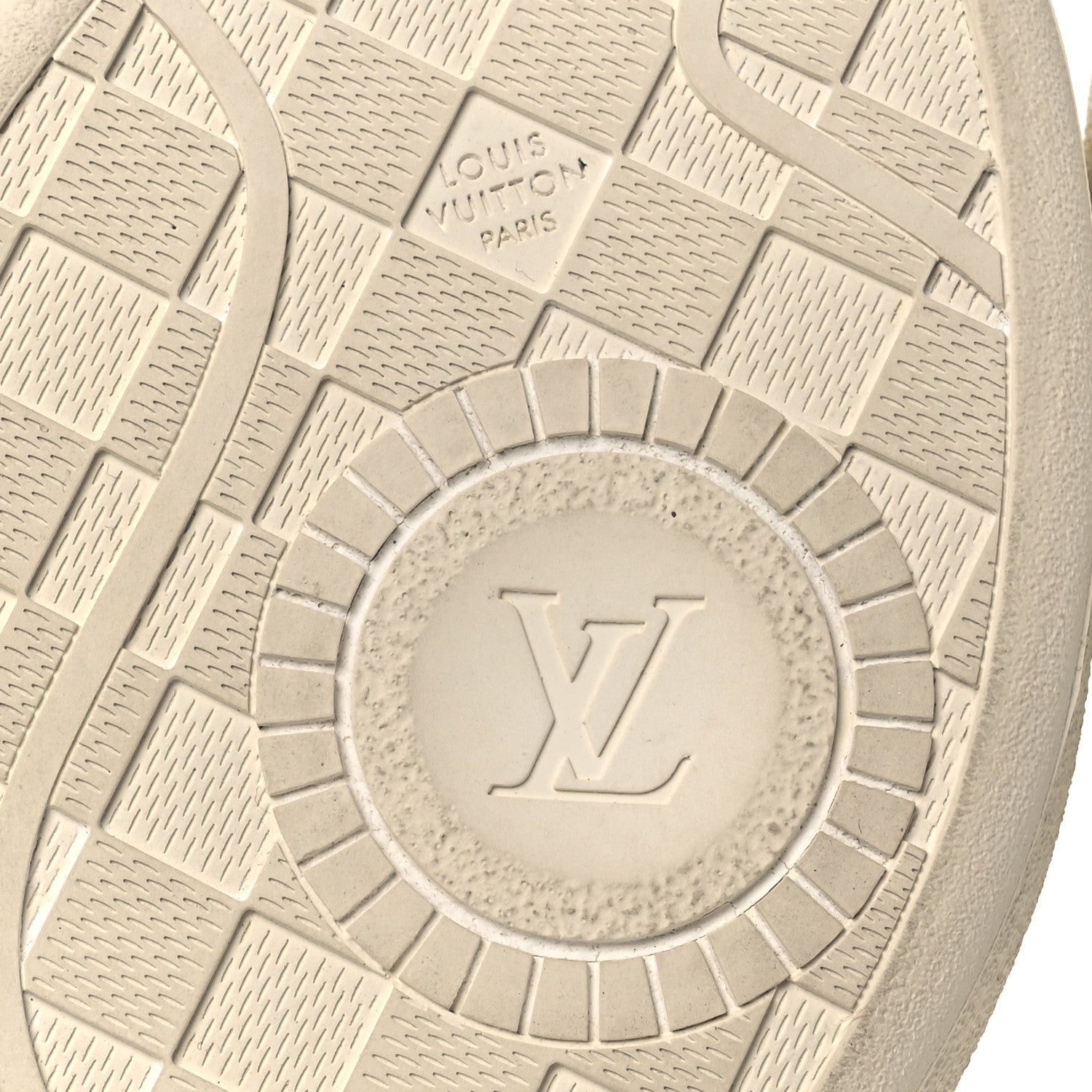Canvas Calfskin Monogram LV Groovy Platform Sneakers 39 Beige