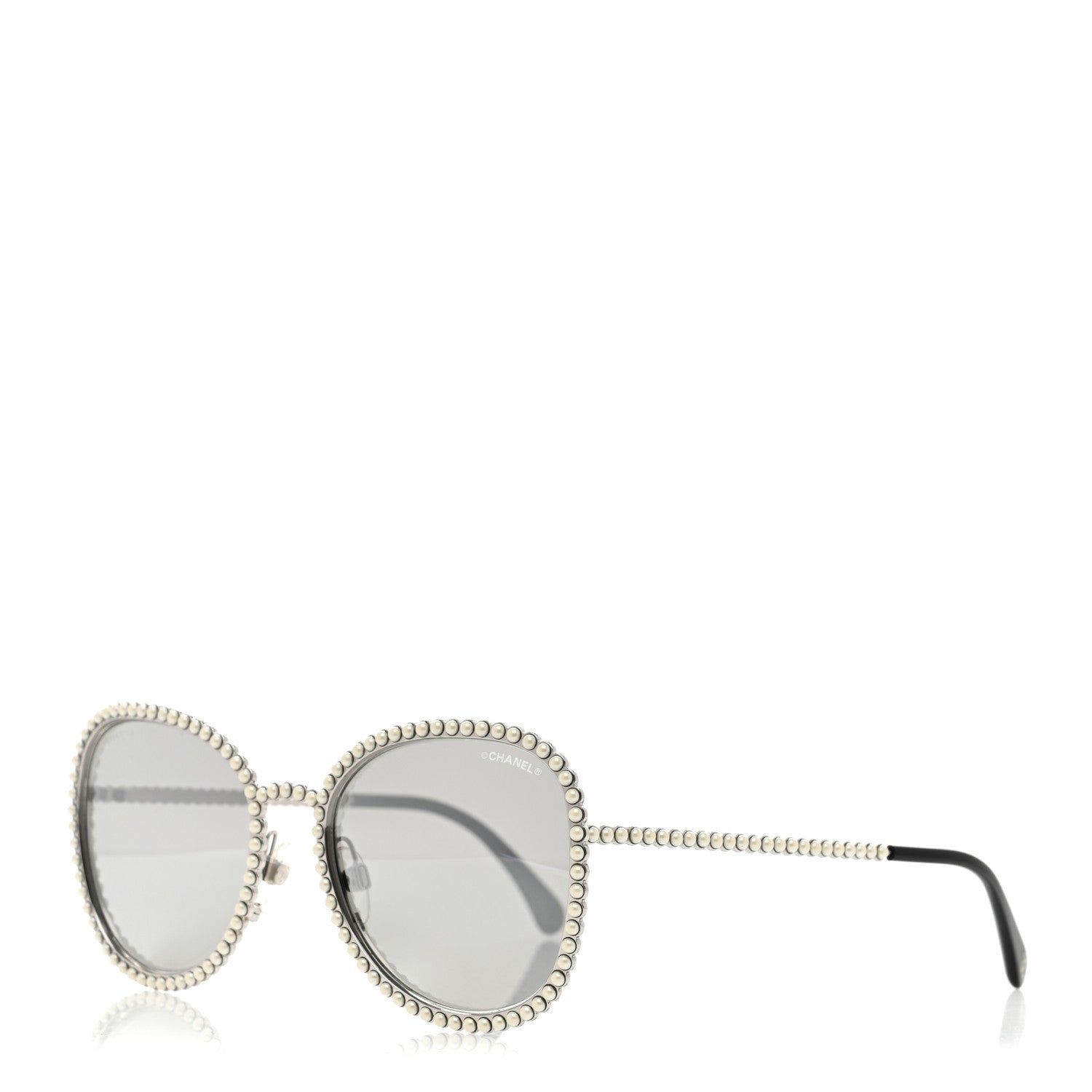 Beaded Sunglasses 71337 Silver