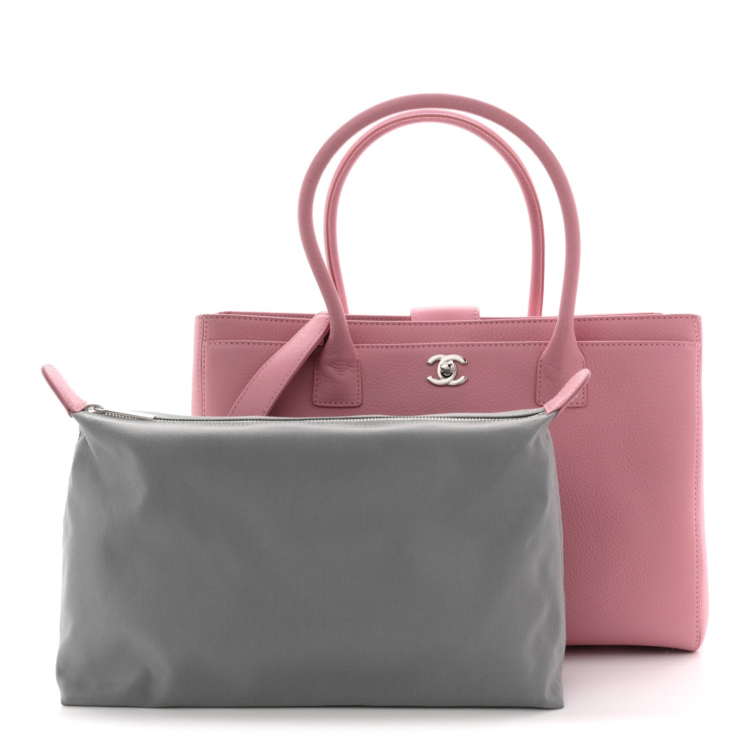Calfskin Cerf Executive Shopper Pink