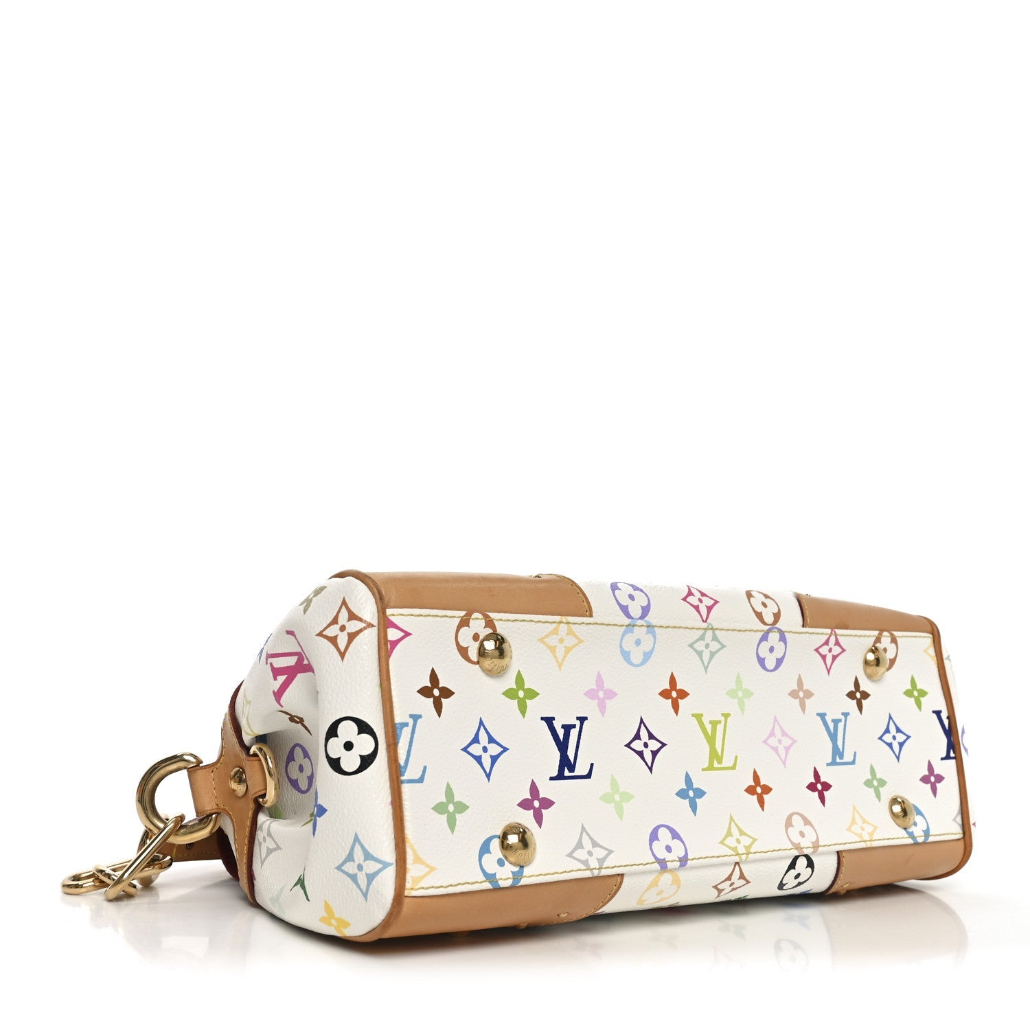 Monogram Multicolor Beverly MM White