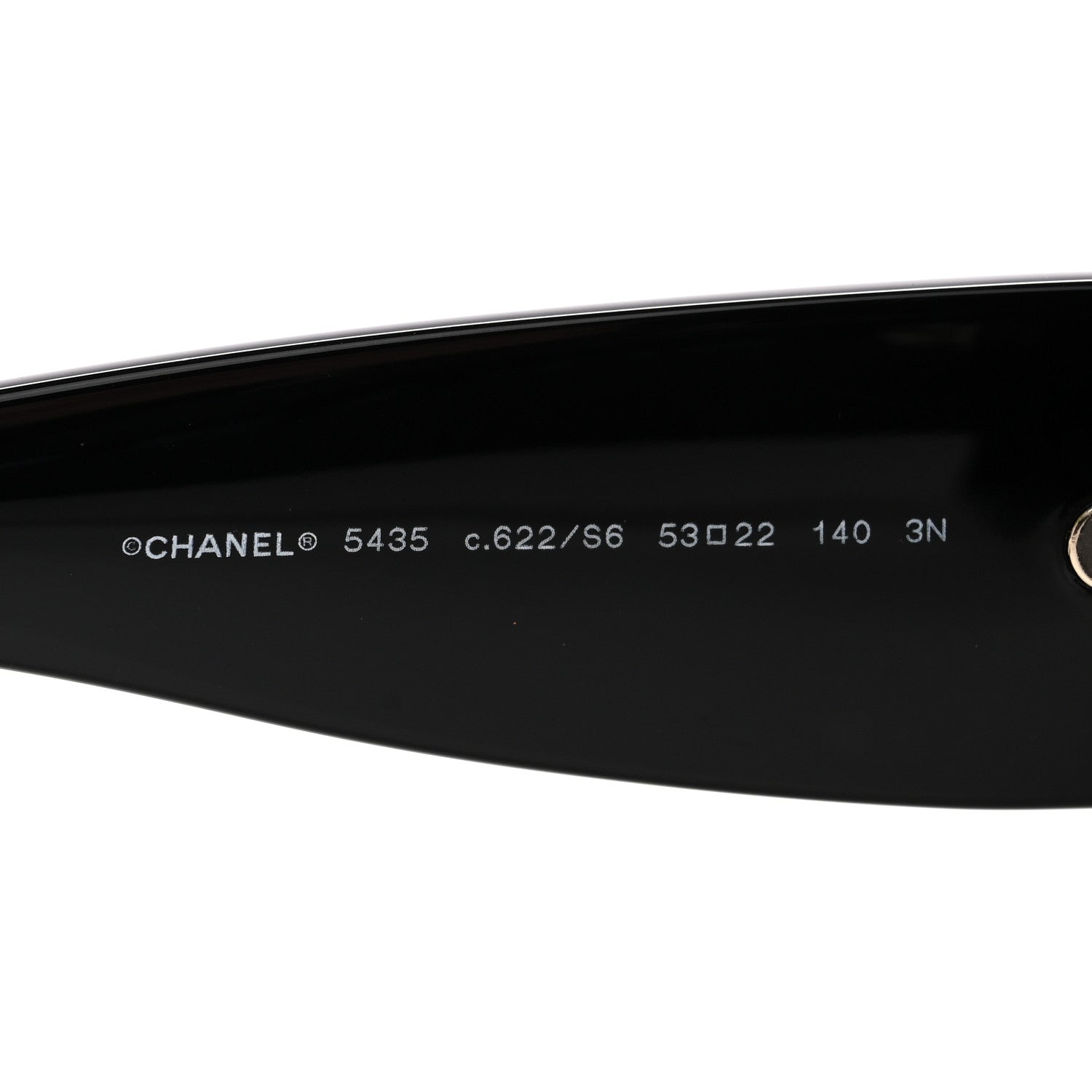 Acetate Rectangle Sunglasses 5435 Black