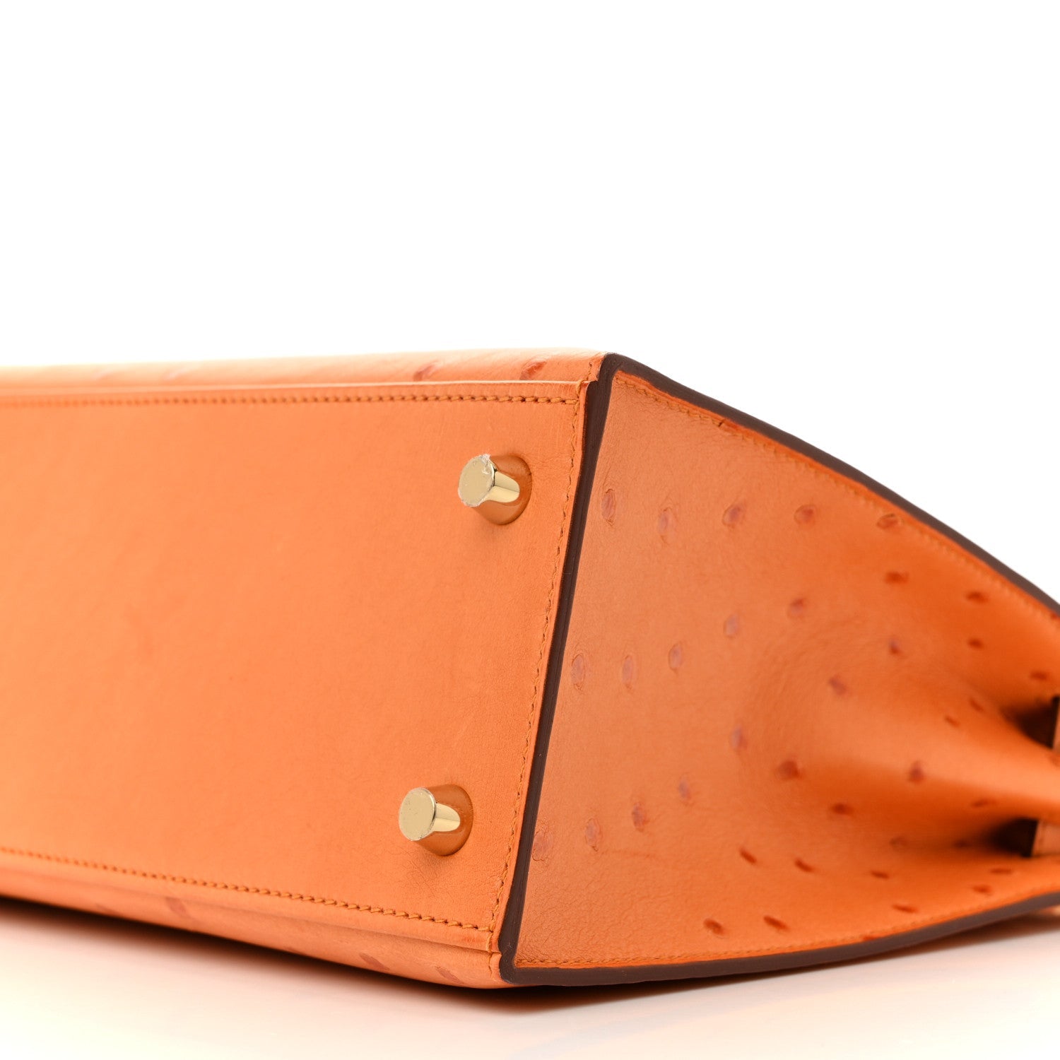 Ostrich Kelly Sellier 25 Abricot