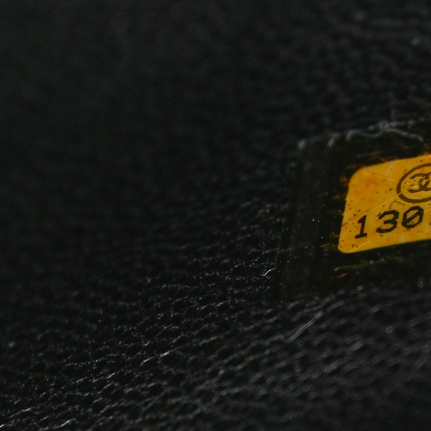 Caviar Quilted Mini Square Flap Black