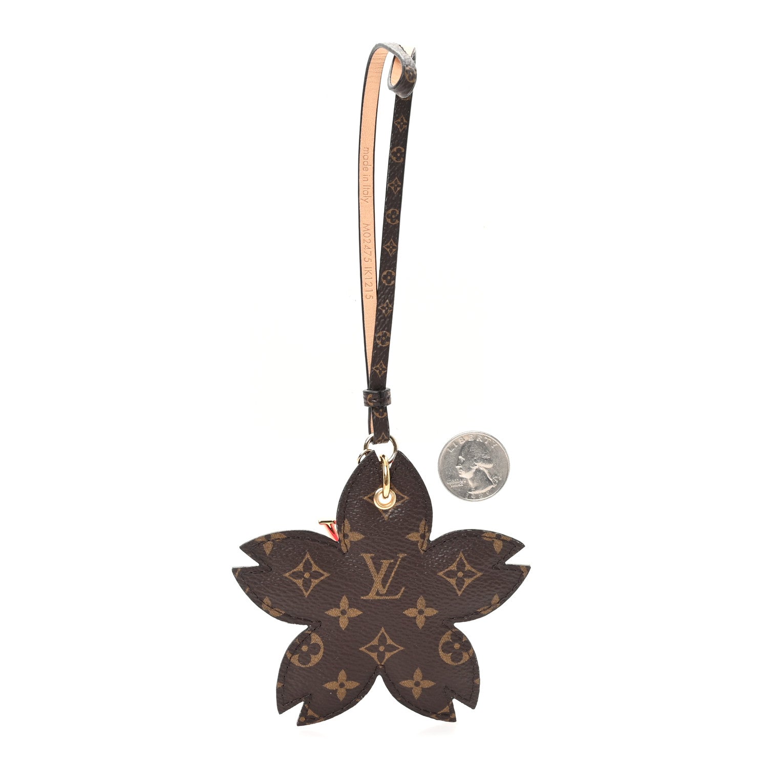 LV X TM Cherry Blossom Bag Charm Pink
