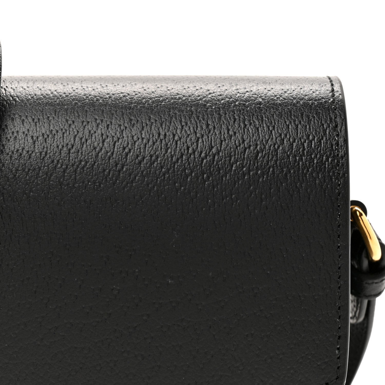 Dollar Calfskin Vertical Horsebit 1955 Crossbody Bag Black