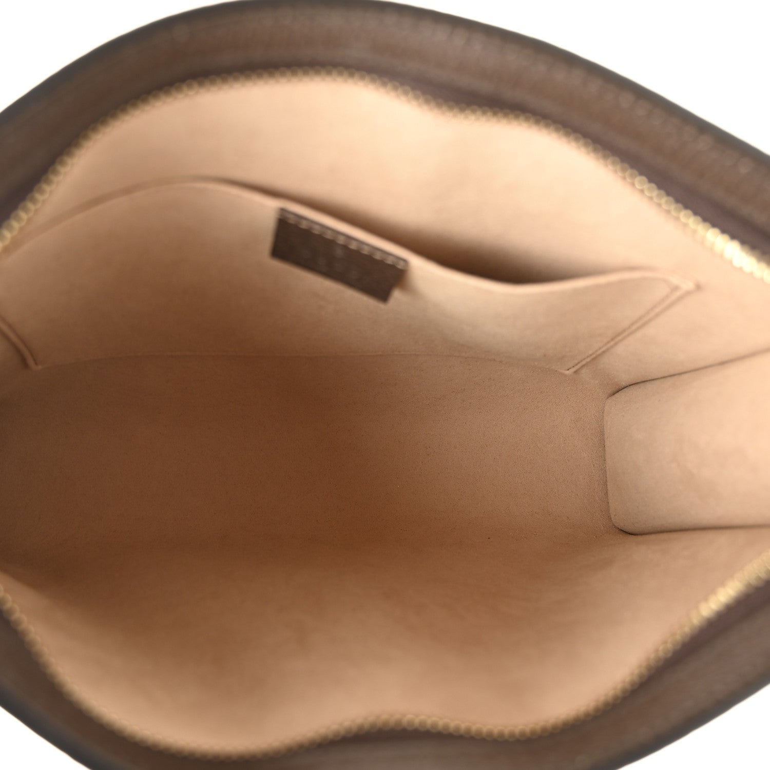 GG Supreme Monogram Web Ophidia Pouch Brown