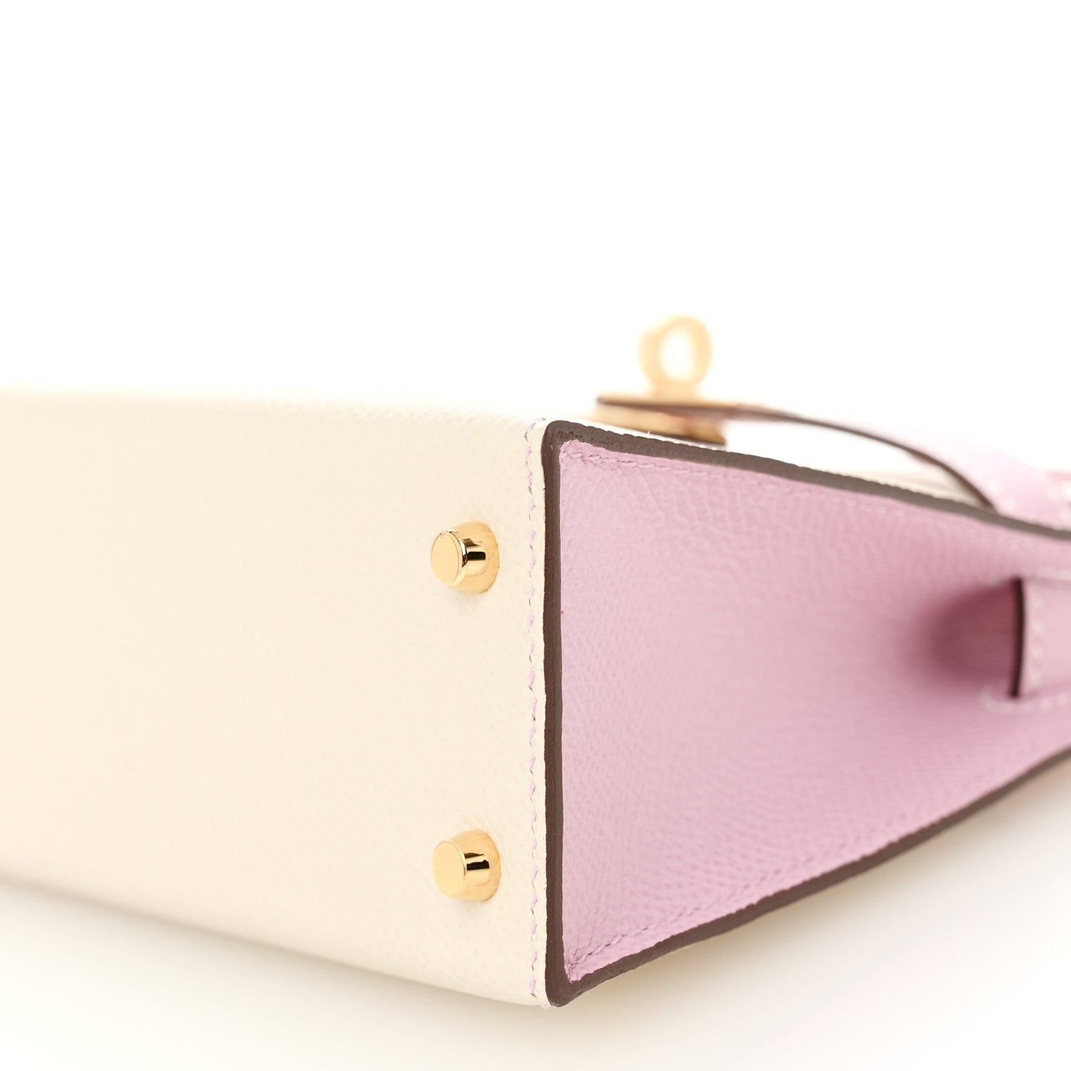 Epsom Horseshoe Mini Kelly Sellier 20 Craie Mauve Sylvestre
