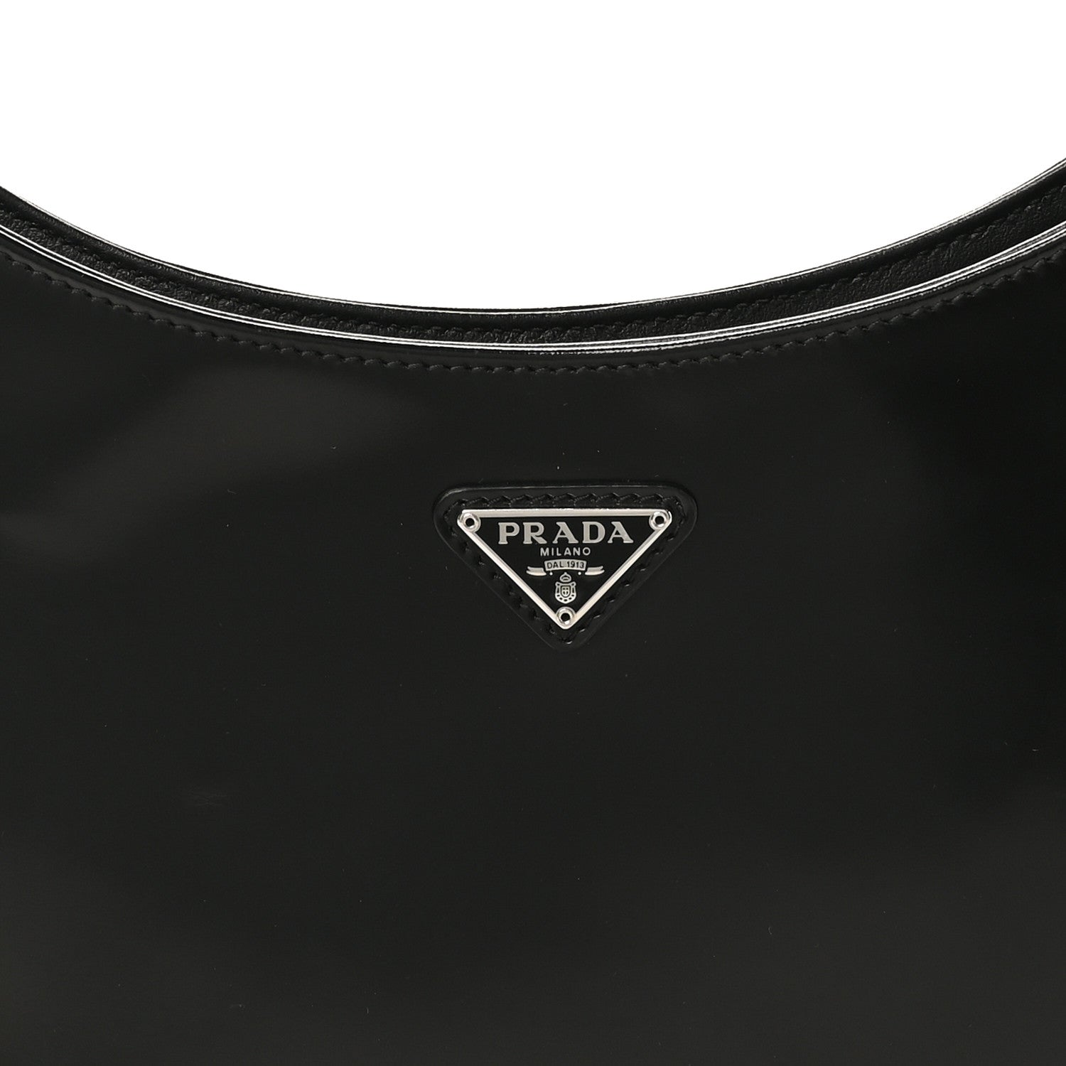 Spazzolato Cleo Shoulder Bag Black