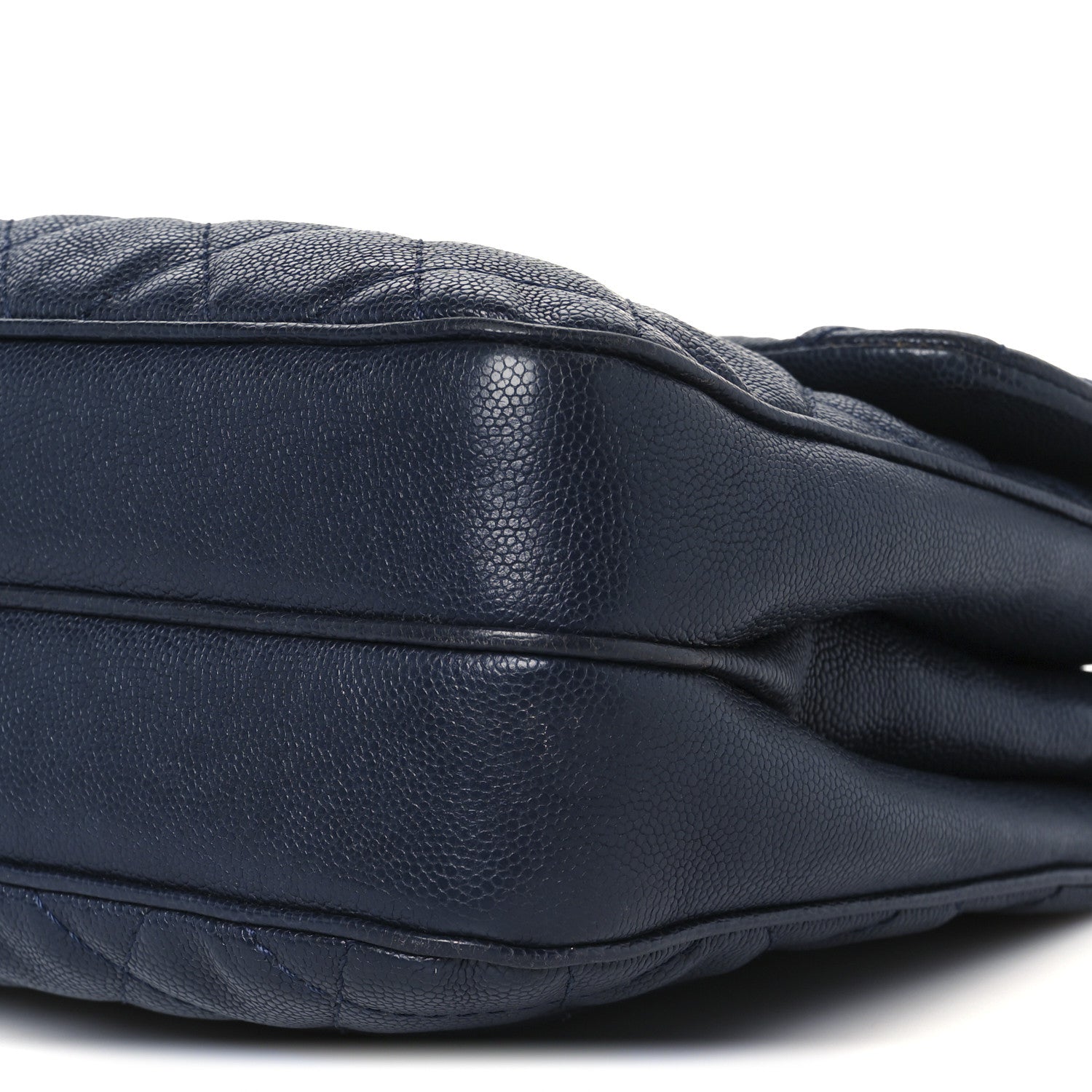 Caviar Quilted Medium Urban Companion Flap Navy