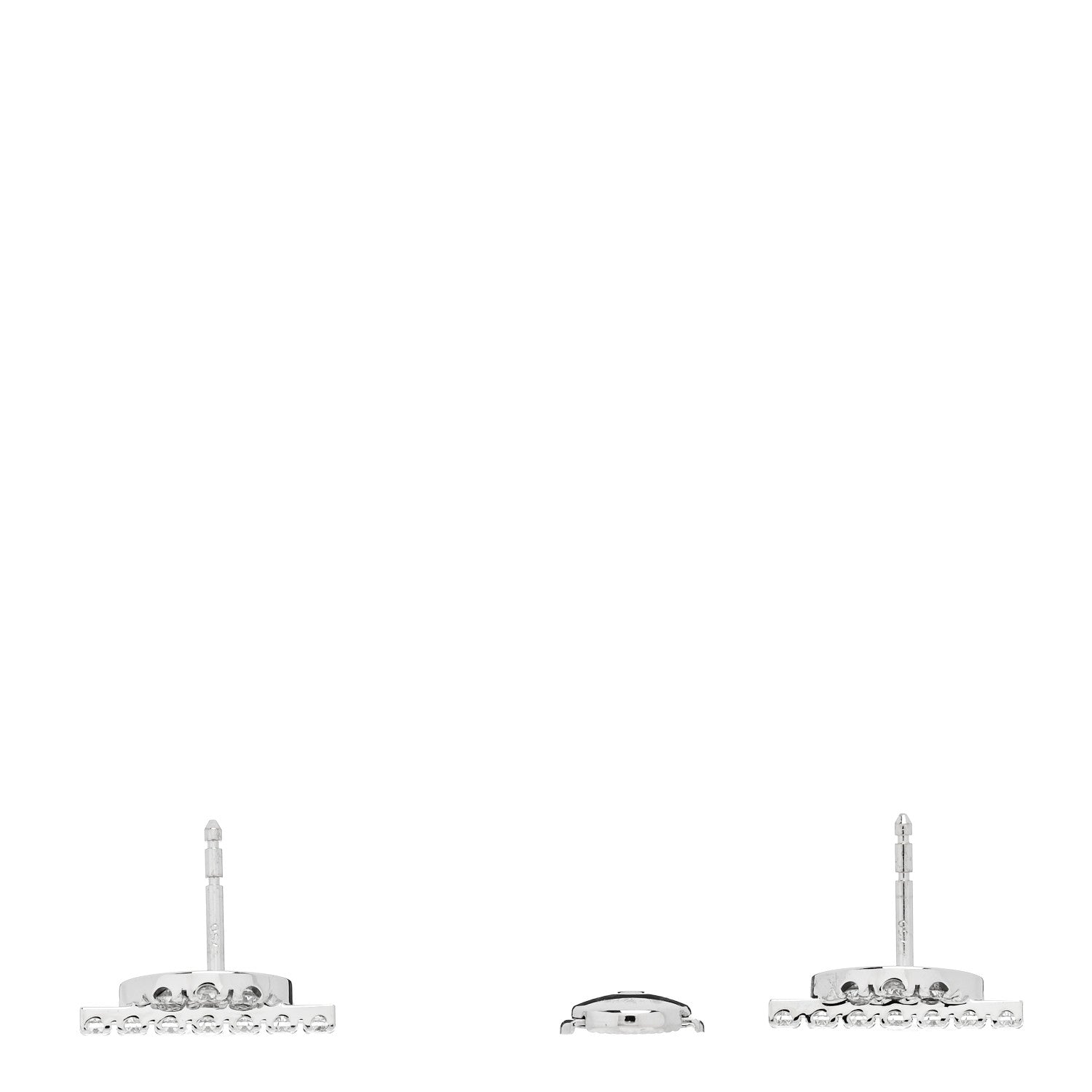 18K White Gold Diamond Finesse Earrings
