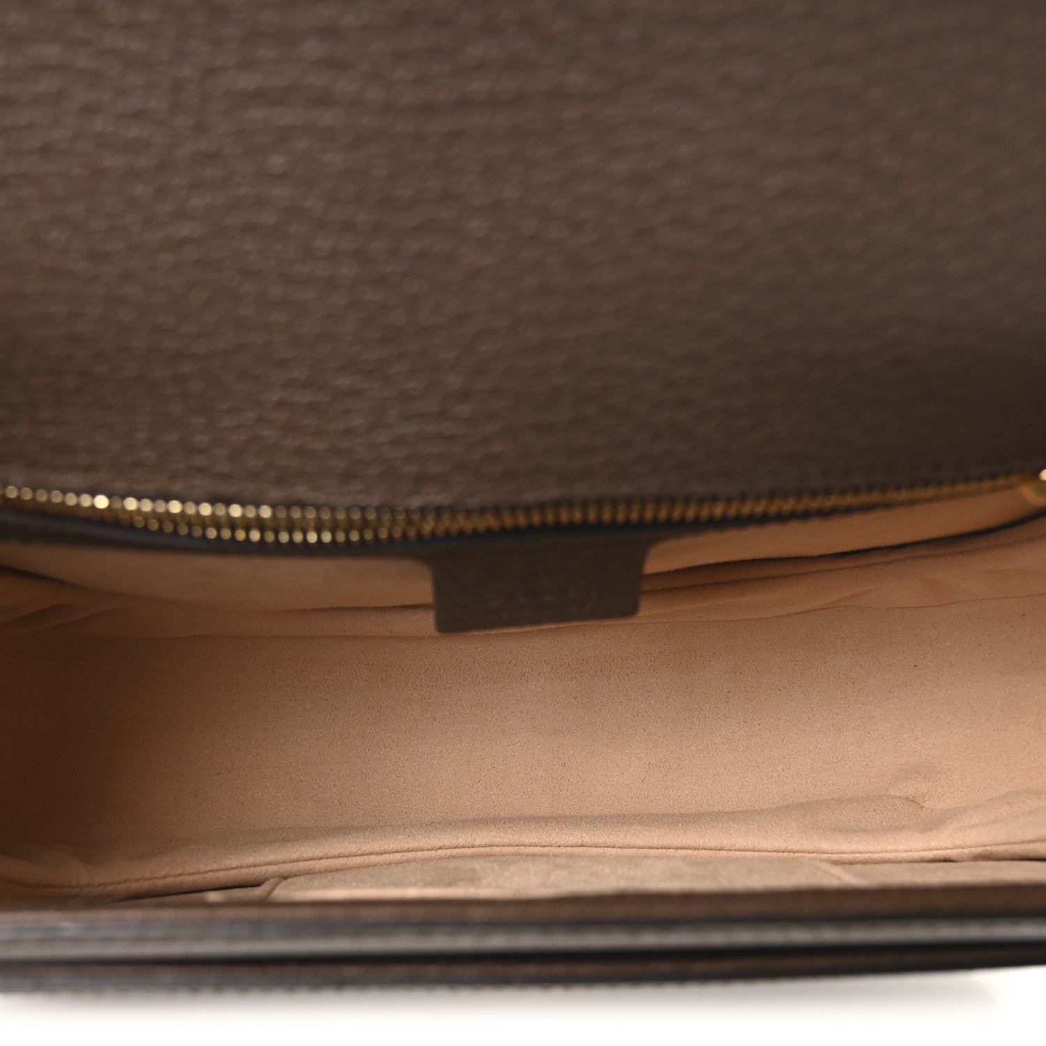 GG Supreme Monogram Web Small Ophidia Flap Messenger Bag Brown