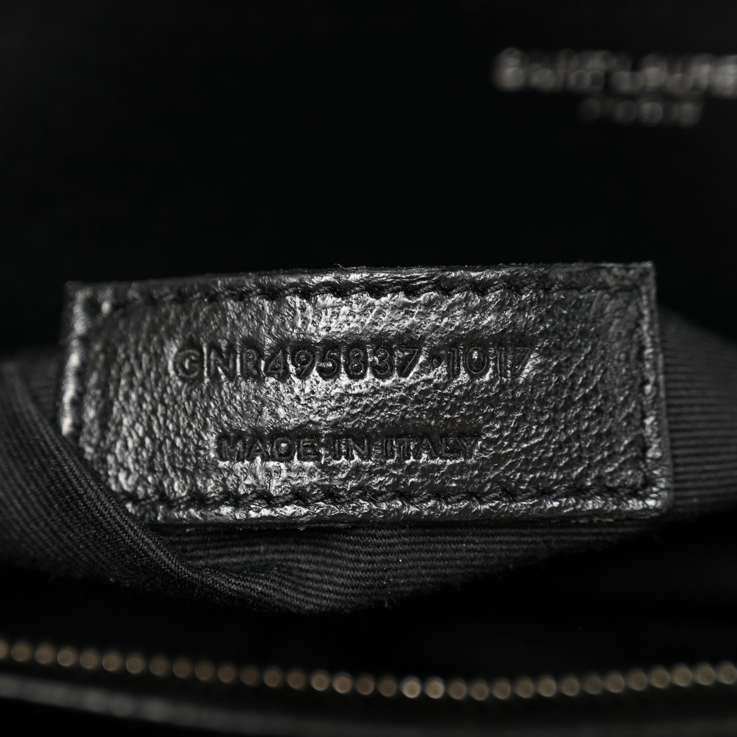 Calfskin Medium Chain Babylone Black
