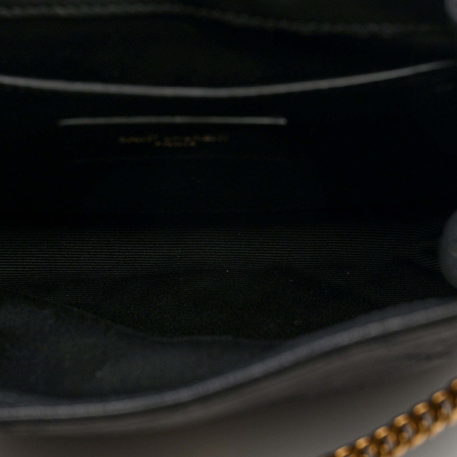 Lambskin Quilted Monogram Mini Nolita Black