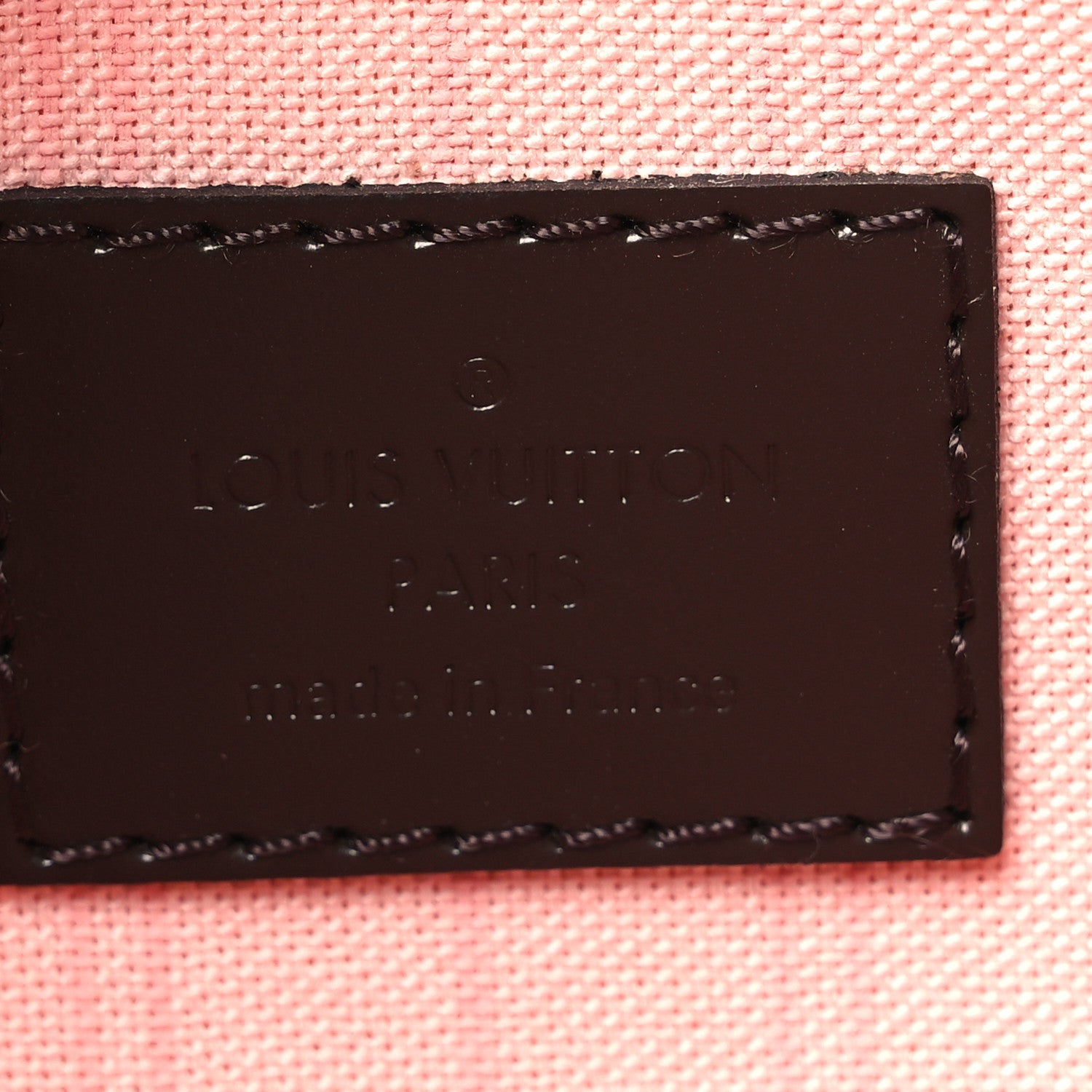 Damier Ebene Neverfull MM GM Pochette Rose Ballerine