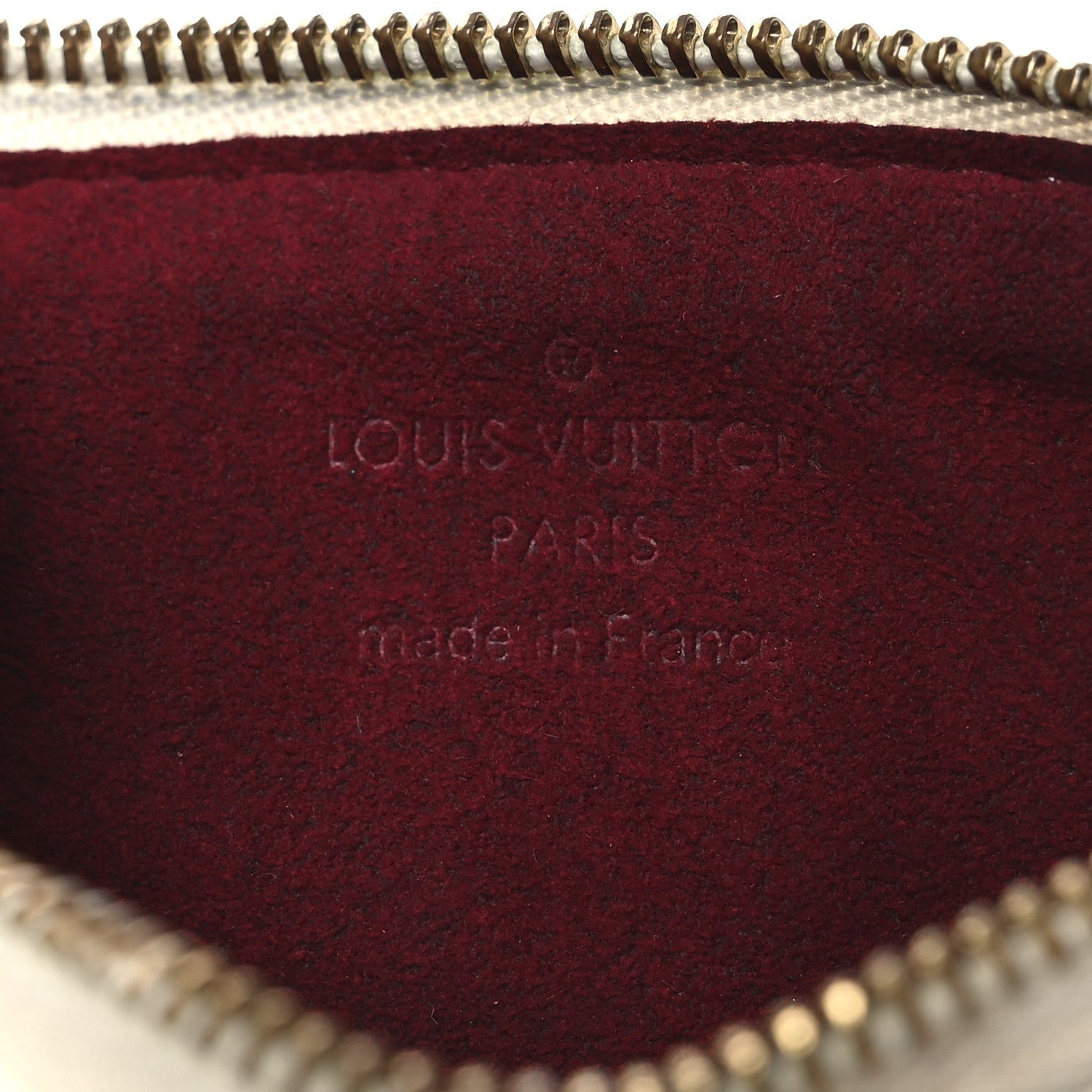 Monogram Multicolor Pochette Plate MM White