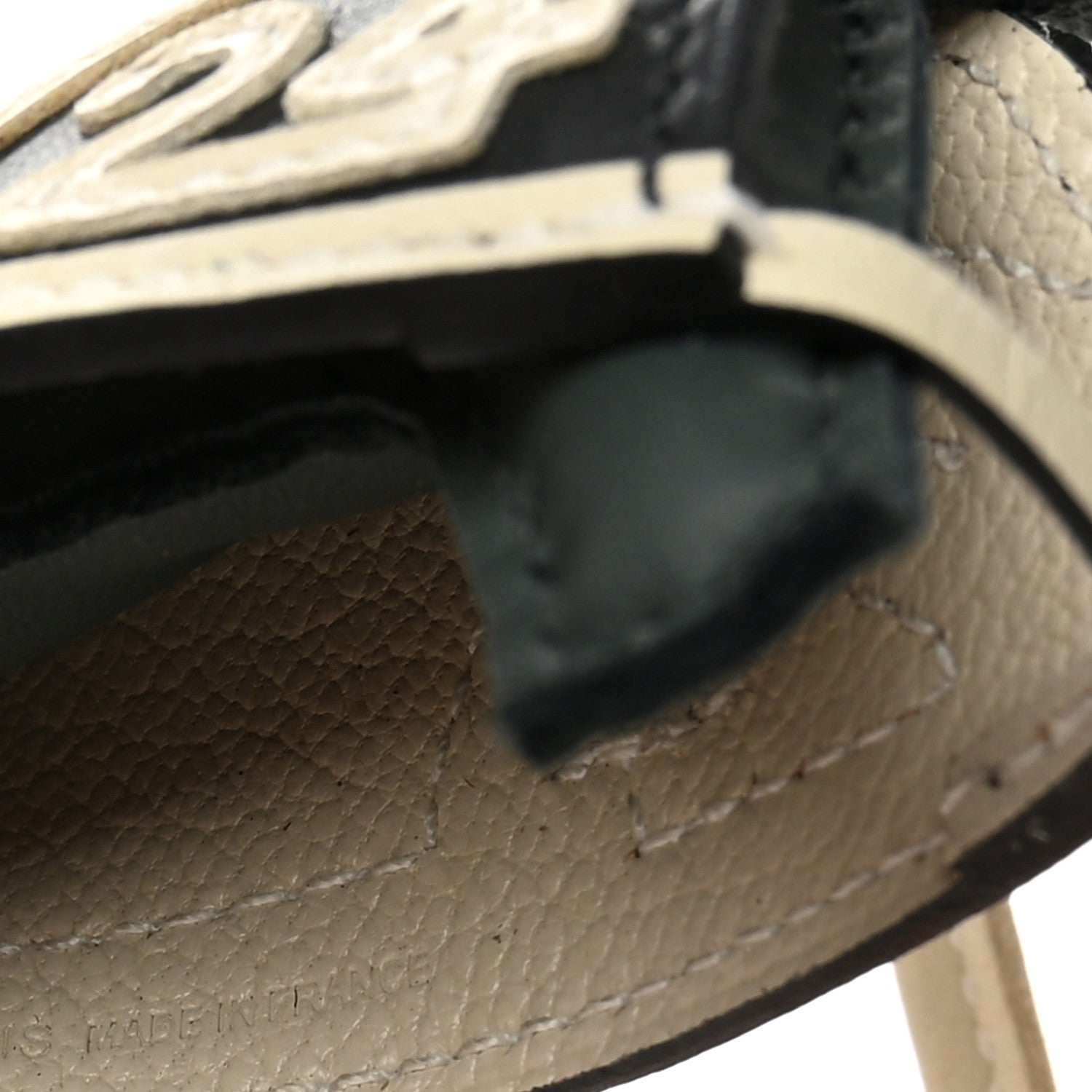 Milo Lambskin Grigri Rodeo Robeo Ceur Bag 24 Charm PM Vert Mangrove Black Craie
