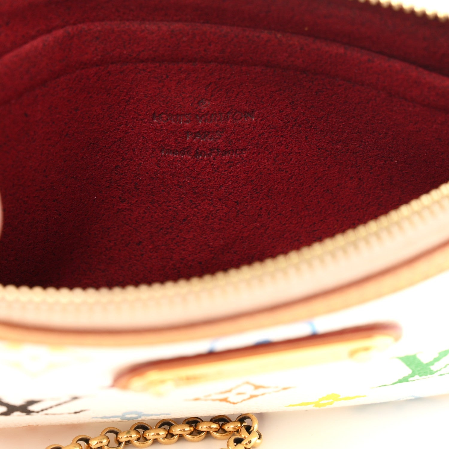 Monogram Multicolor Pochette Milla MM White