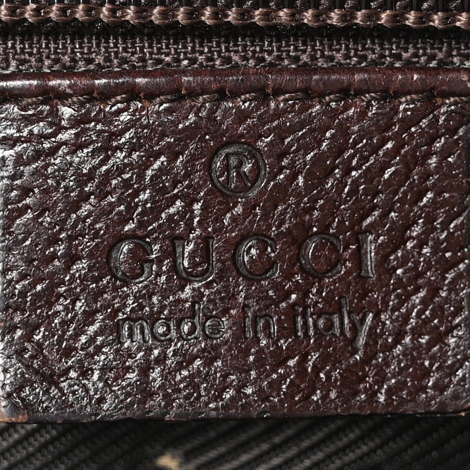 Monogram Medium Half Moon Hobo Dark Brown