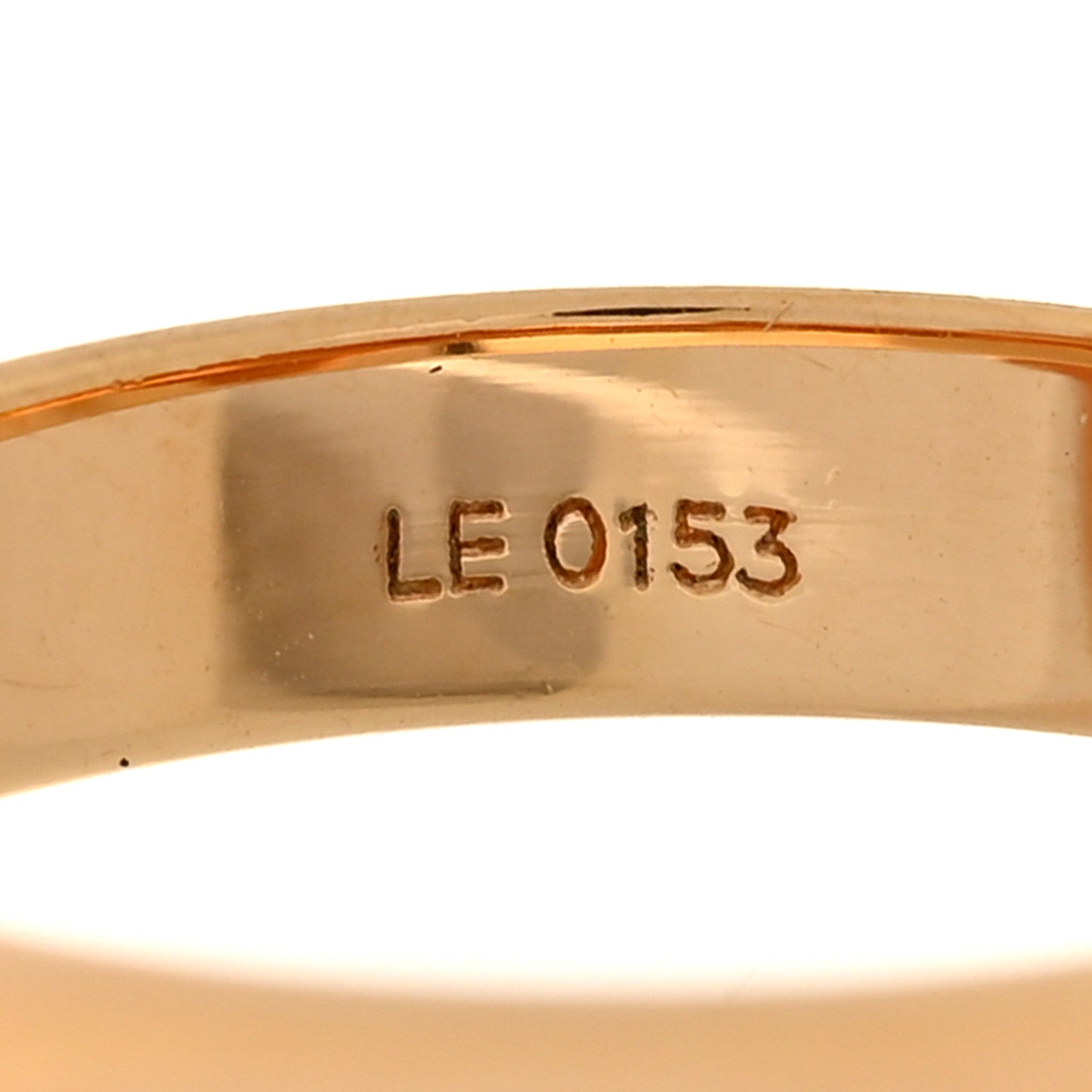 Metal Love Letters Timeless Ring L Gold