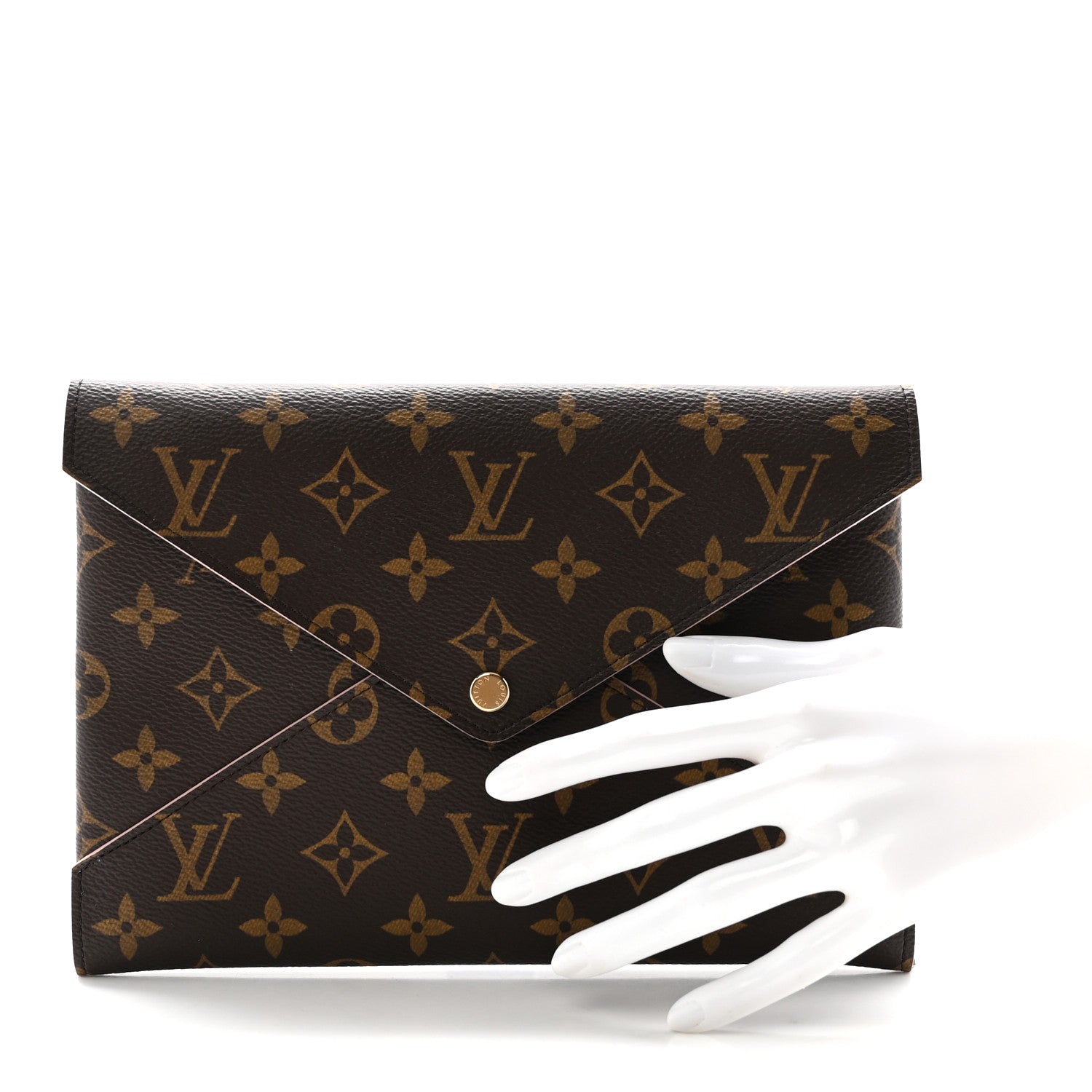 Monogram Large Kirigami Pochette Insert Rose Ballerine