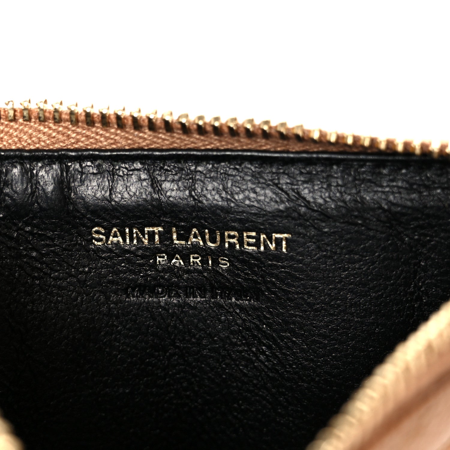 Monogram Grain de Poudre 5 Fragments Zip Pouch Card Holder Dark Natural