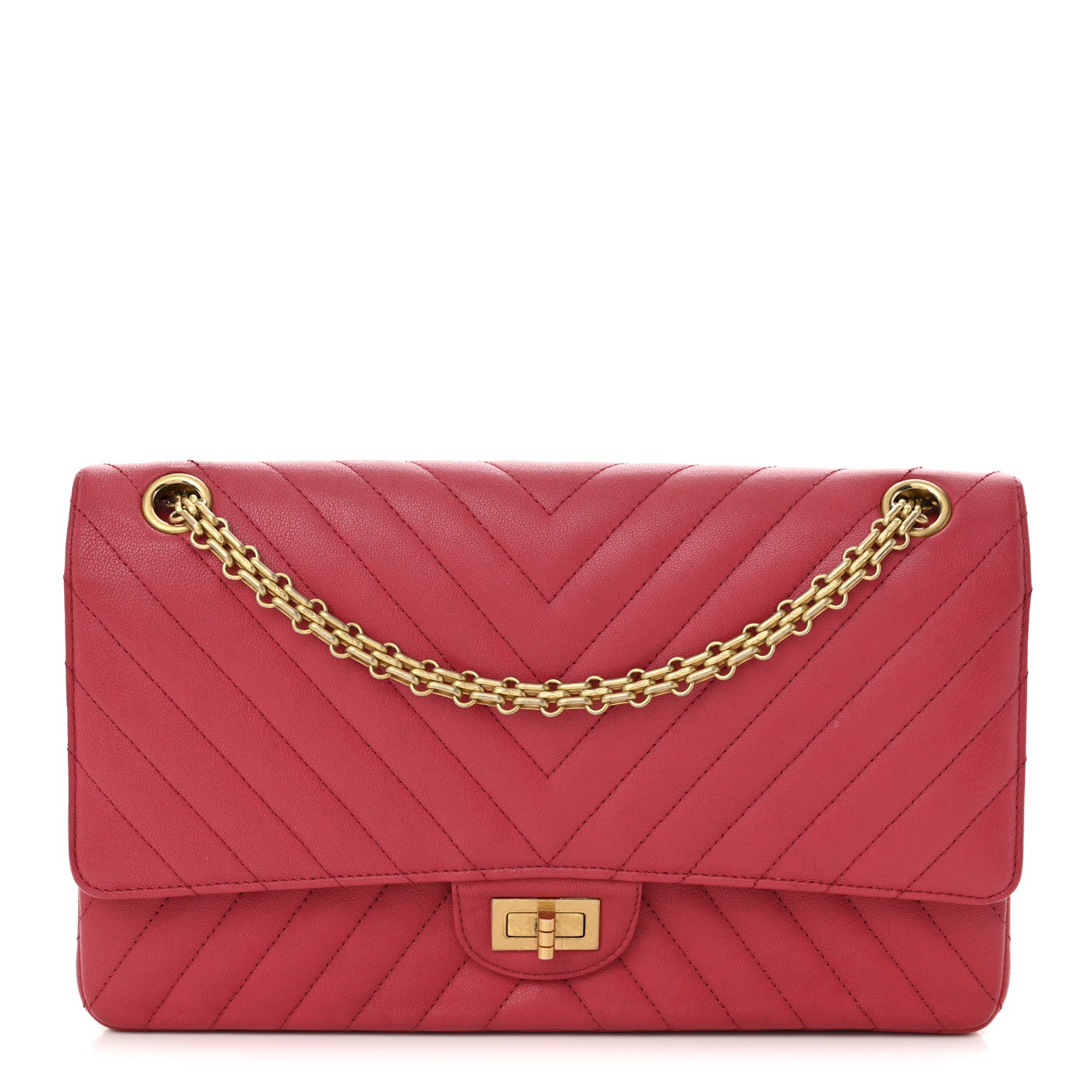 Sheepskin Chevron Quilted 2.55 Reissue 226 Flap Pink
