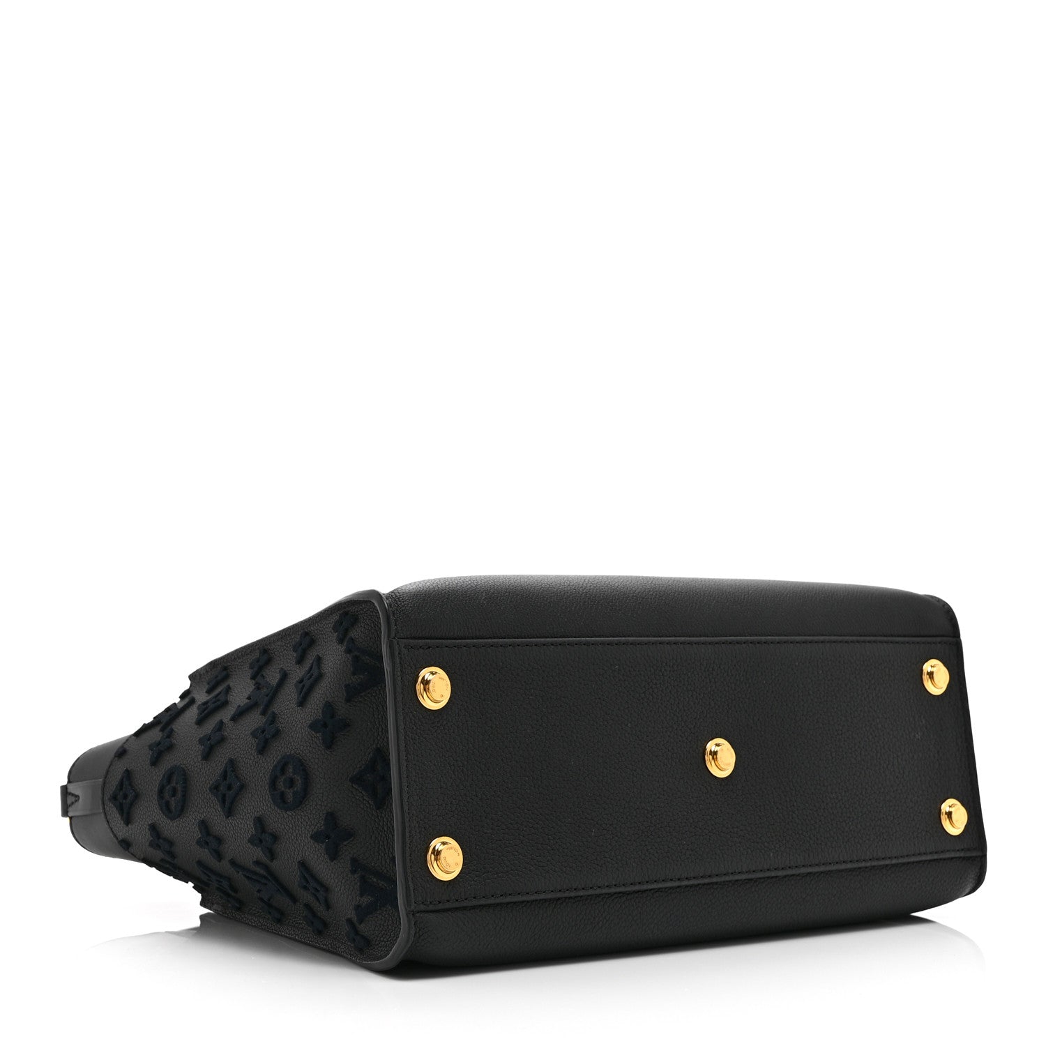 Calfskin Monogram Tufting On My Side Black