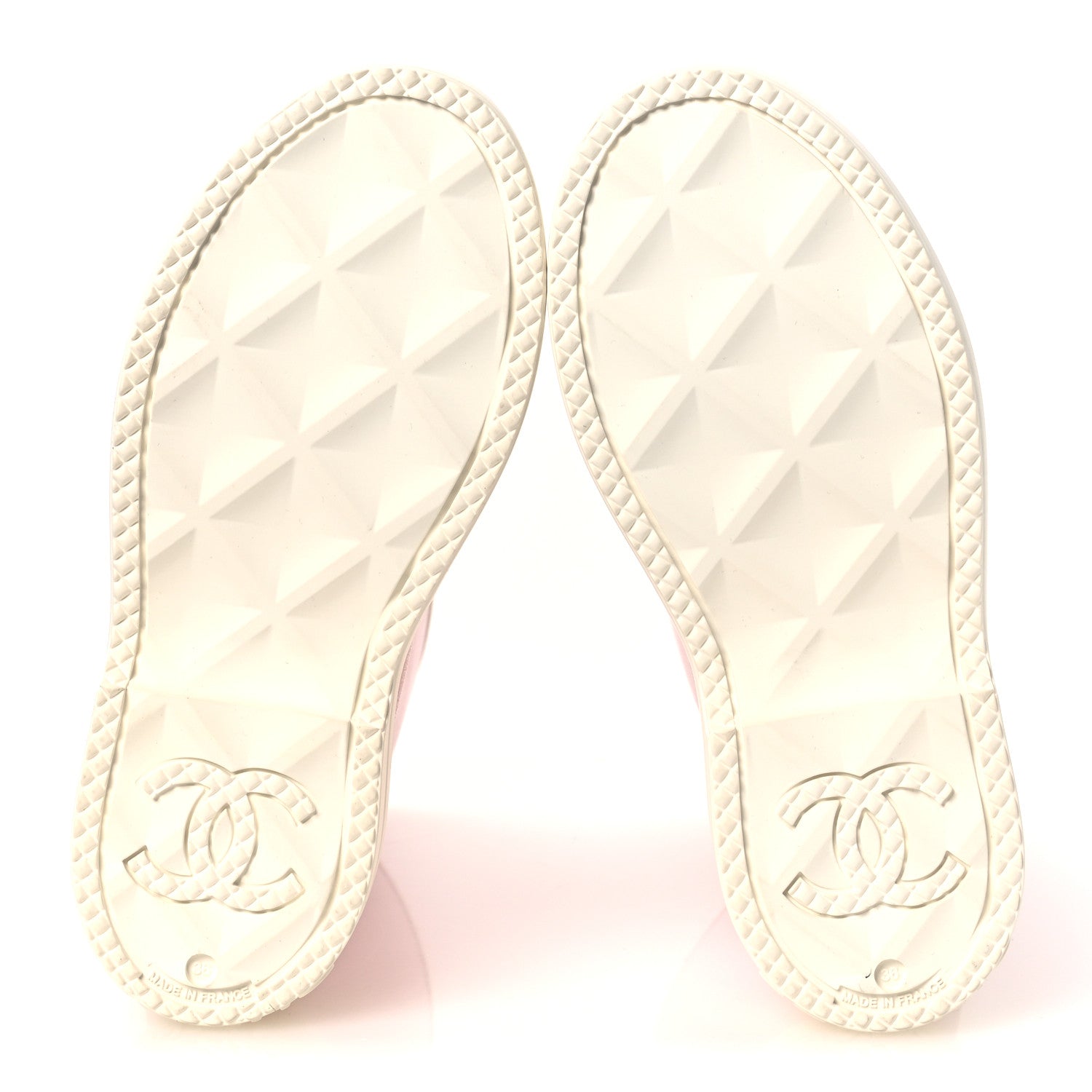 Caoutchouk CC High Boots 36 Light Pink White