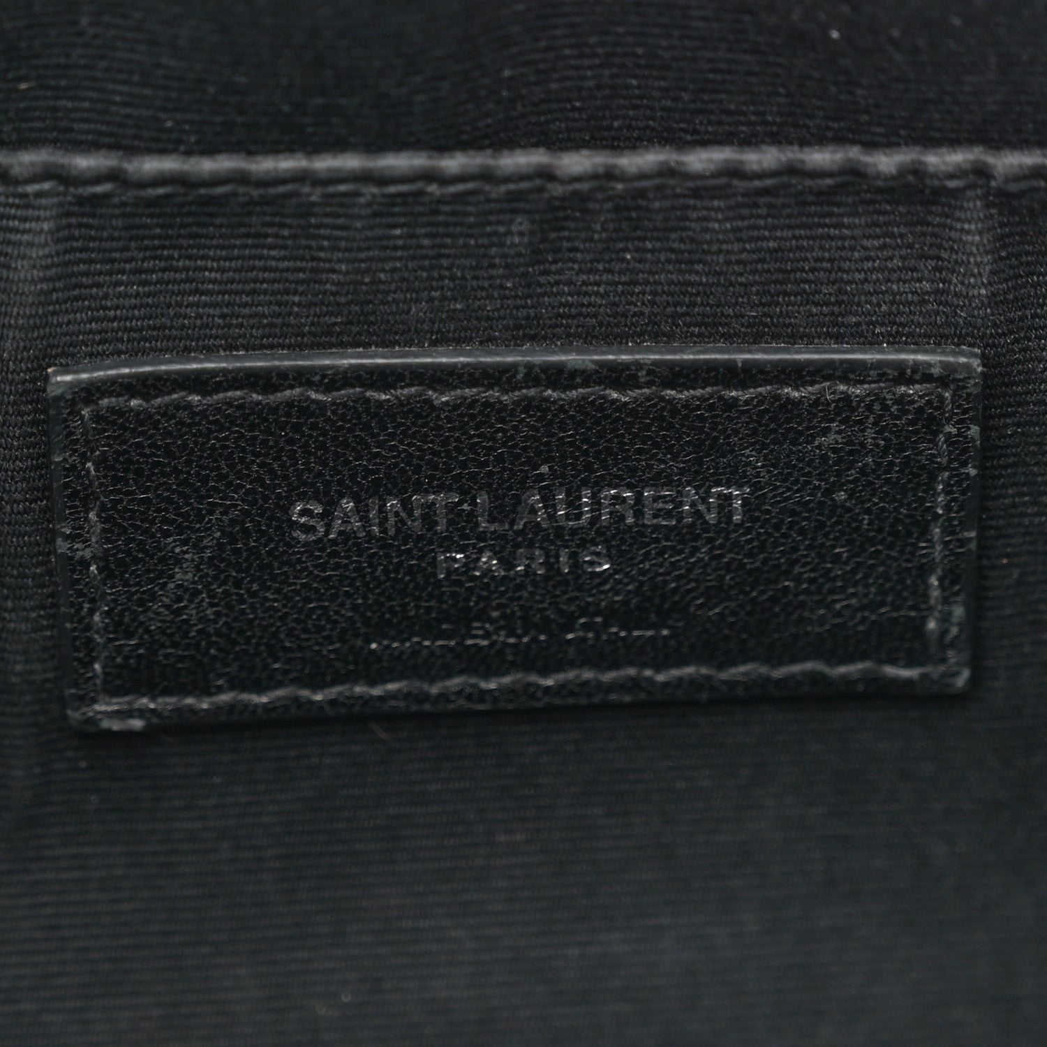 Lambskin Monogram Small Lou Camera Bag Black