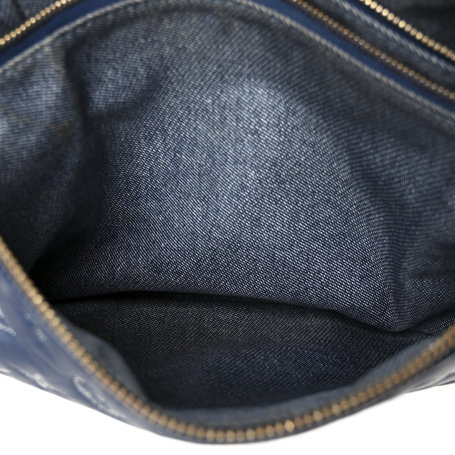 Lambskin Embossed Monogram Coussin PM Denim Blue