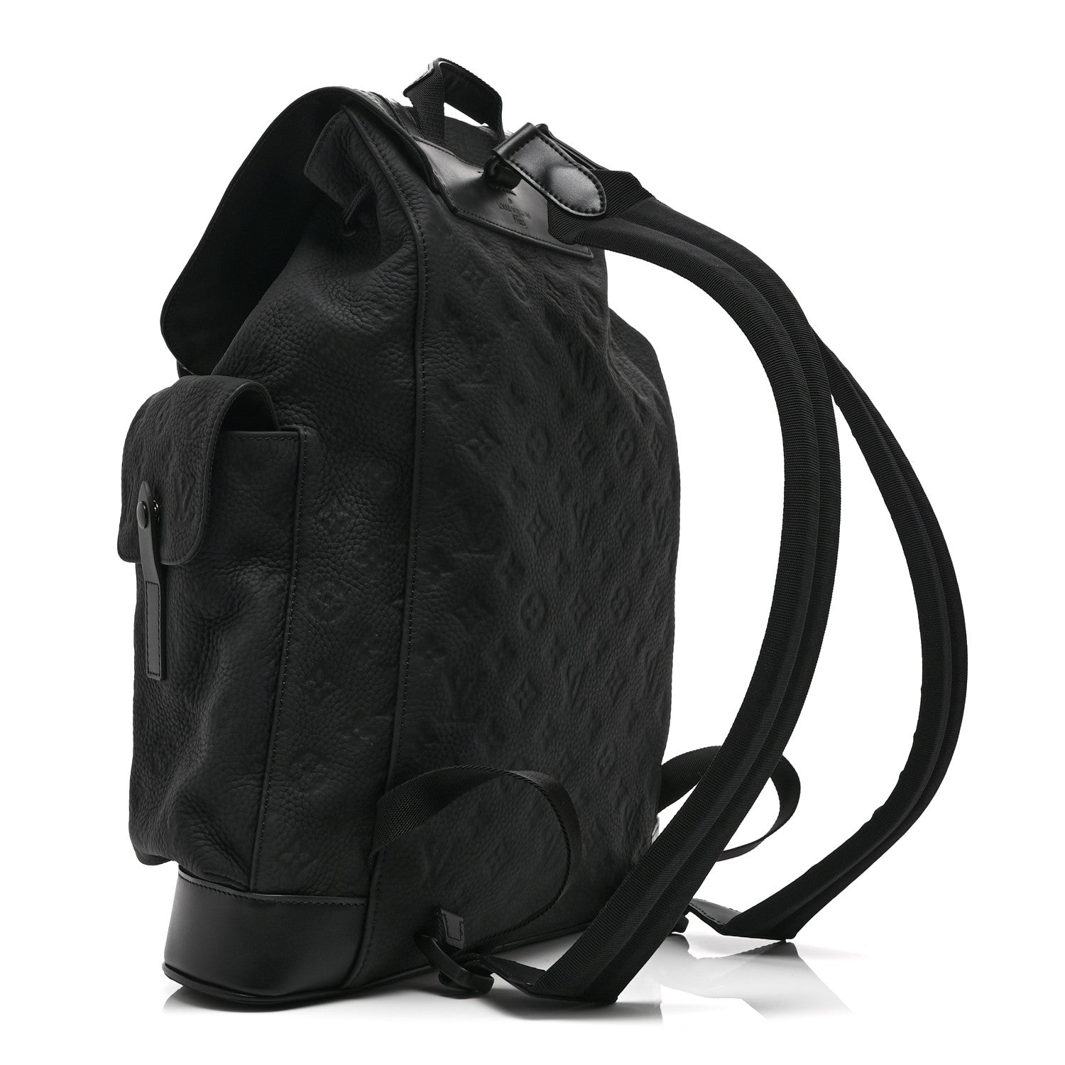 Taurillon Monogram Christopher MM Backpack Black