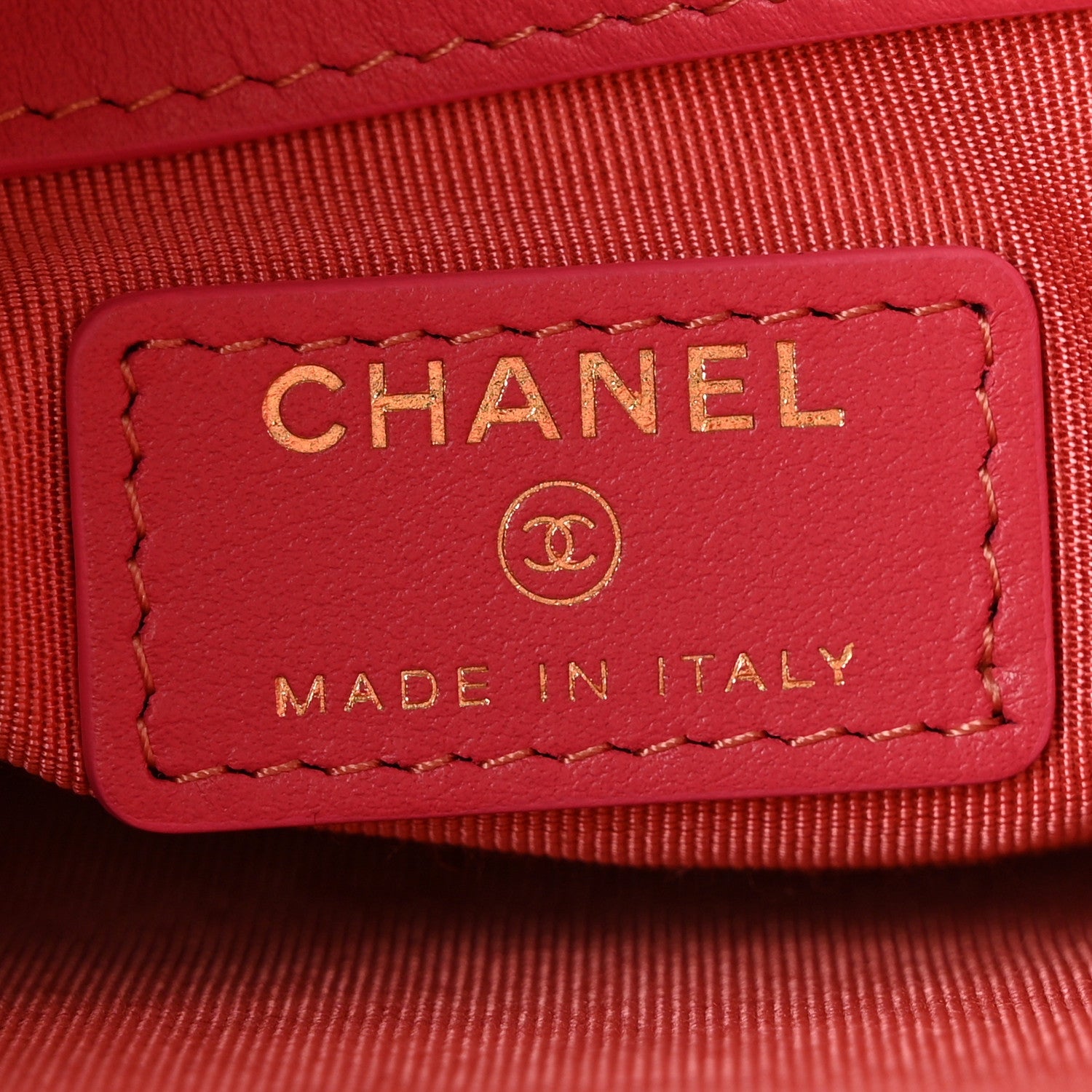 Tweed Large Chanel 19 Cosmetic Case Coral Pink