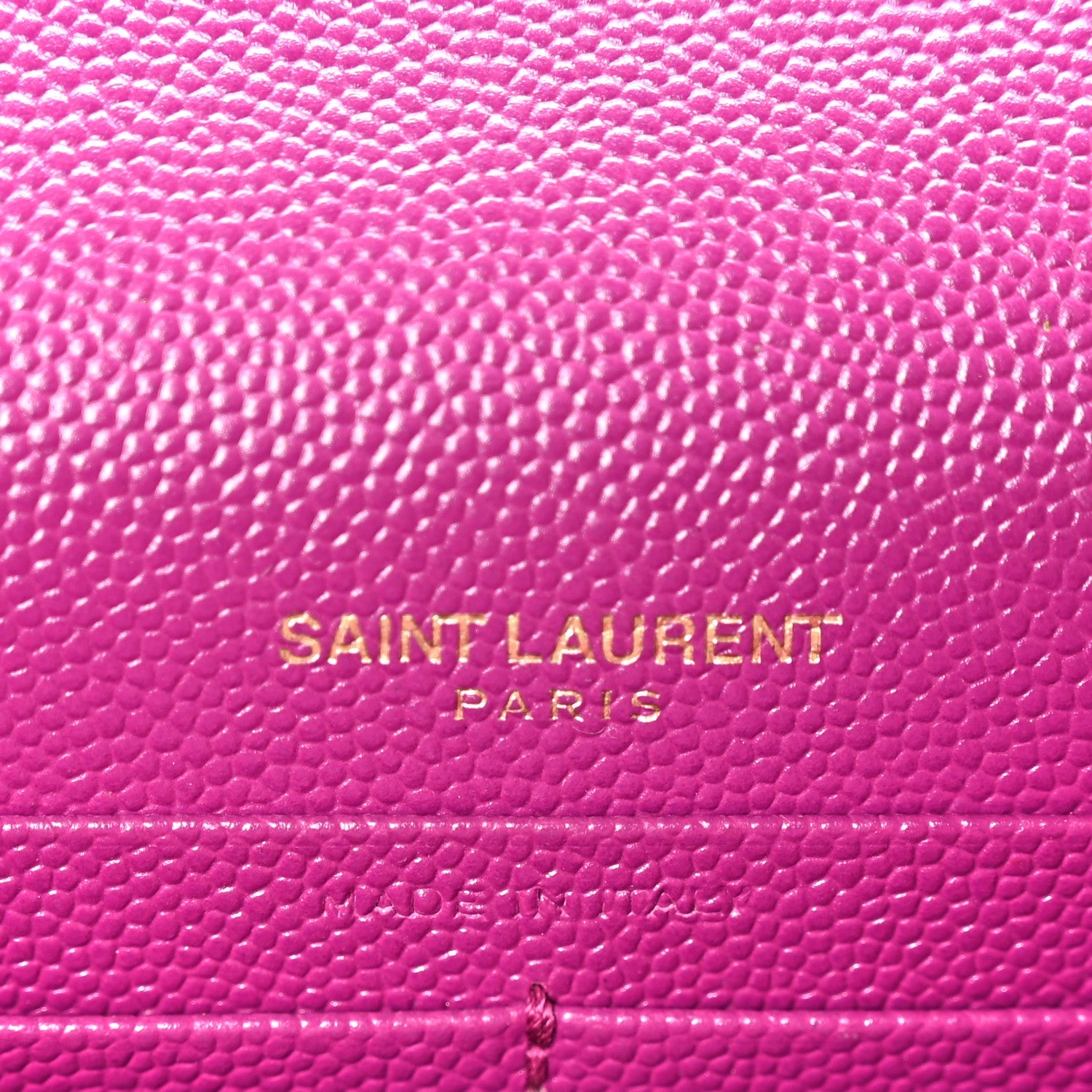 Grain De Poudre Classic Monogram Kate Tassel Chain Wallet Dark Grape