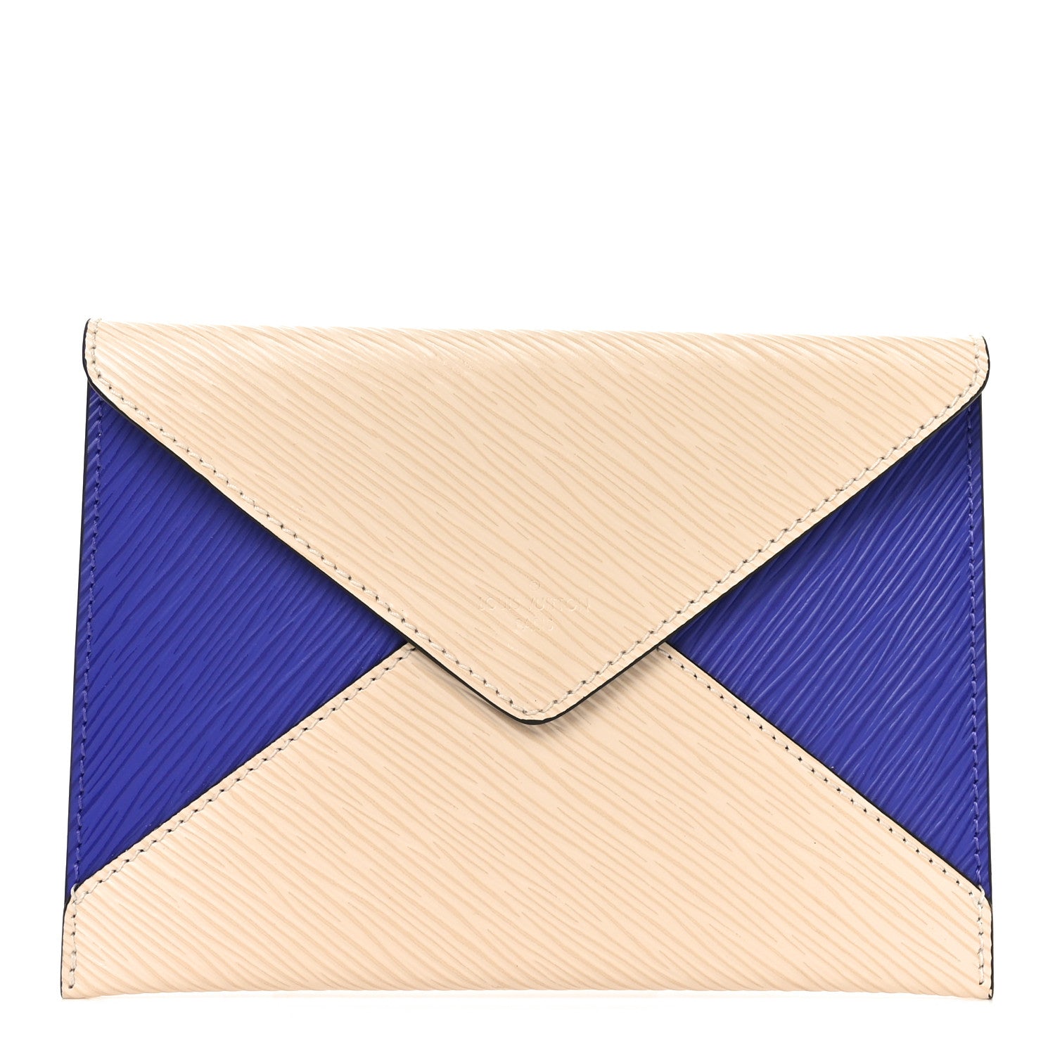 Epi Envelope Pouch Beige Figue