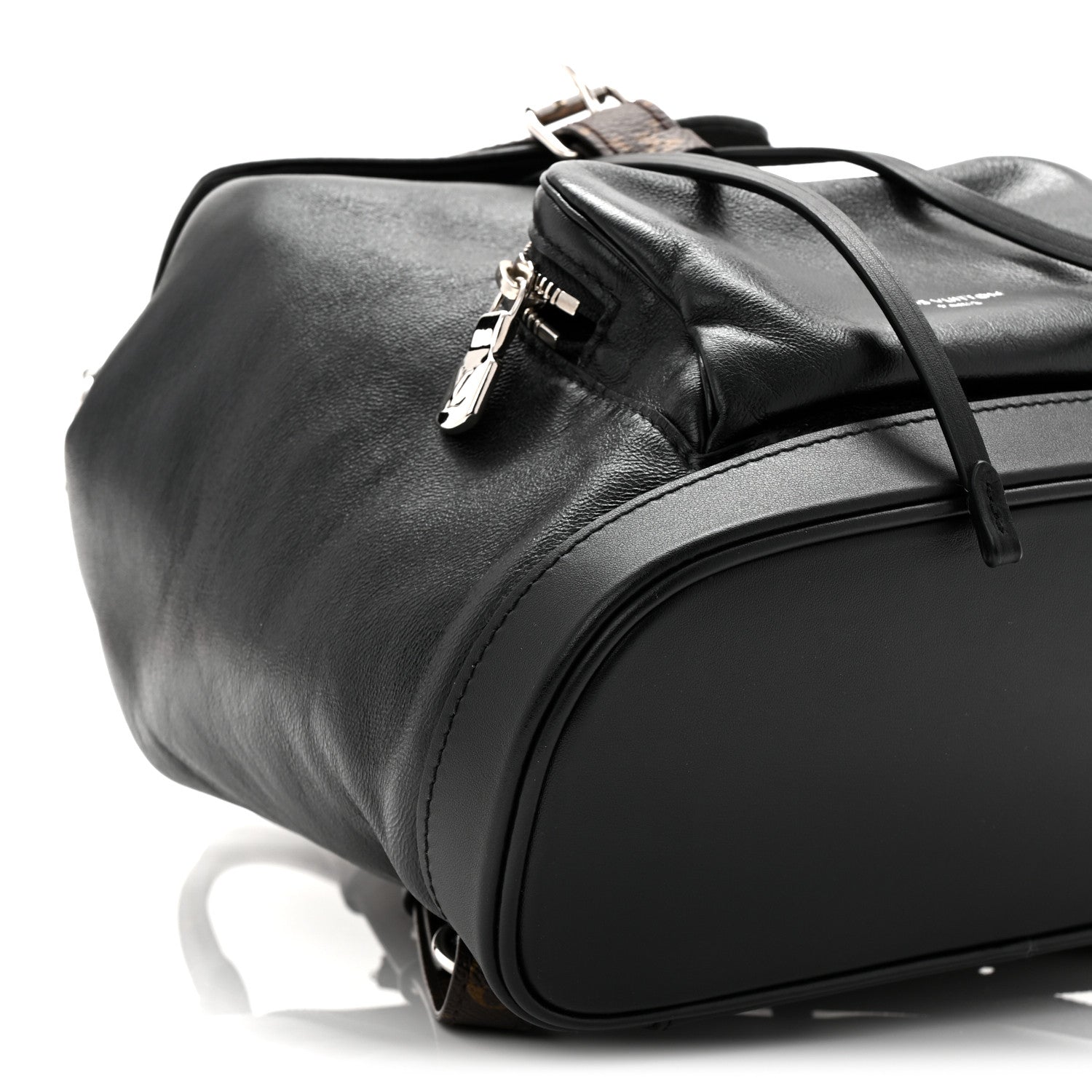 Lambskin Monogram Montsouris Vibe PM Black