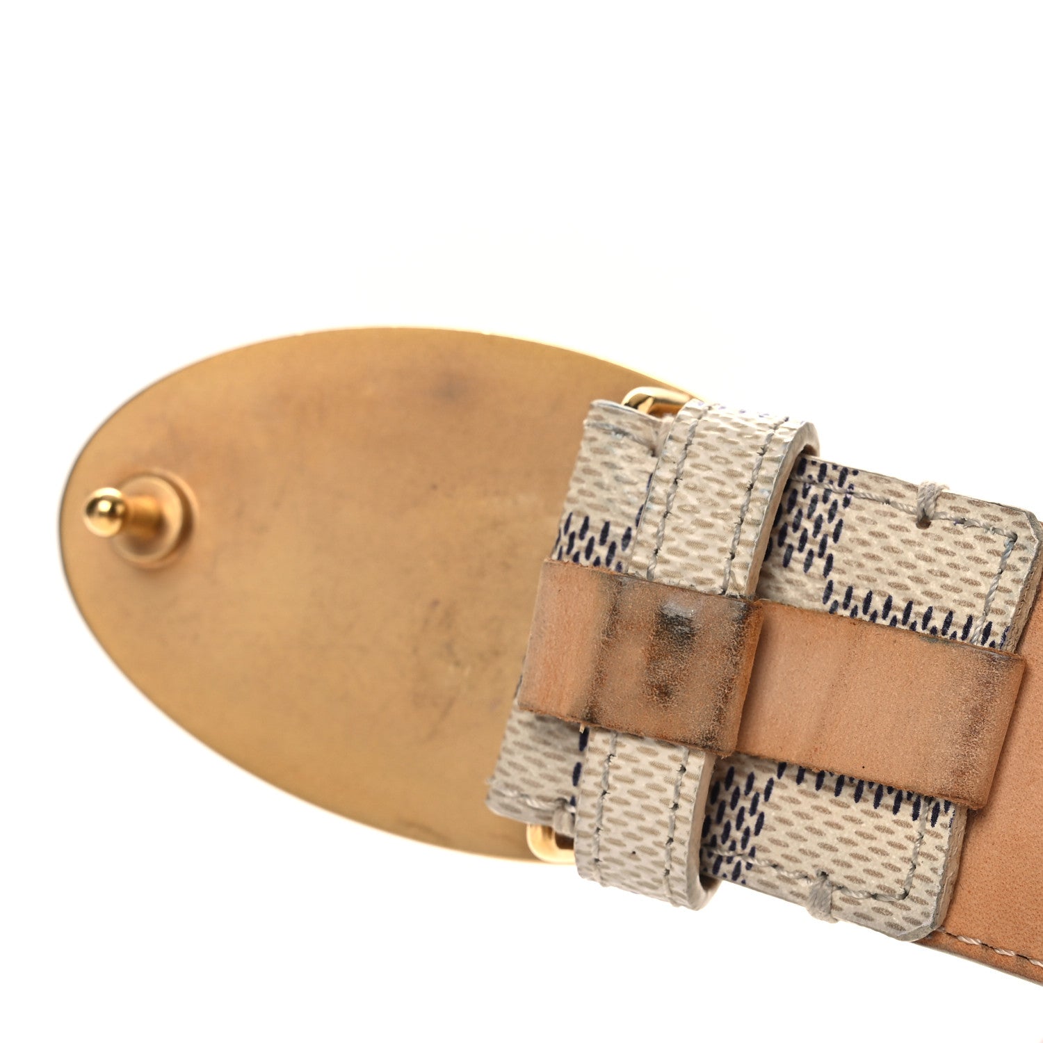 Damier Azur Voyage Belt  80 32 Azur