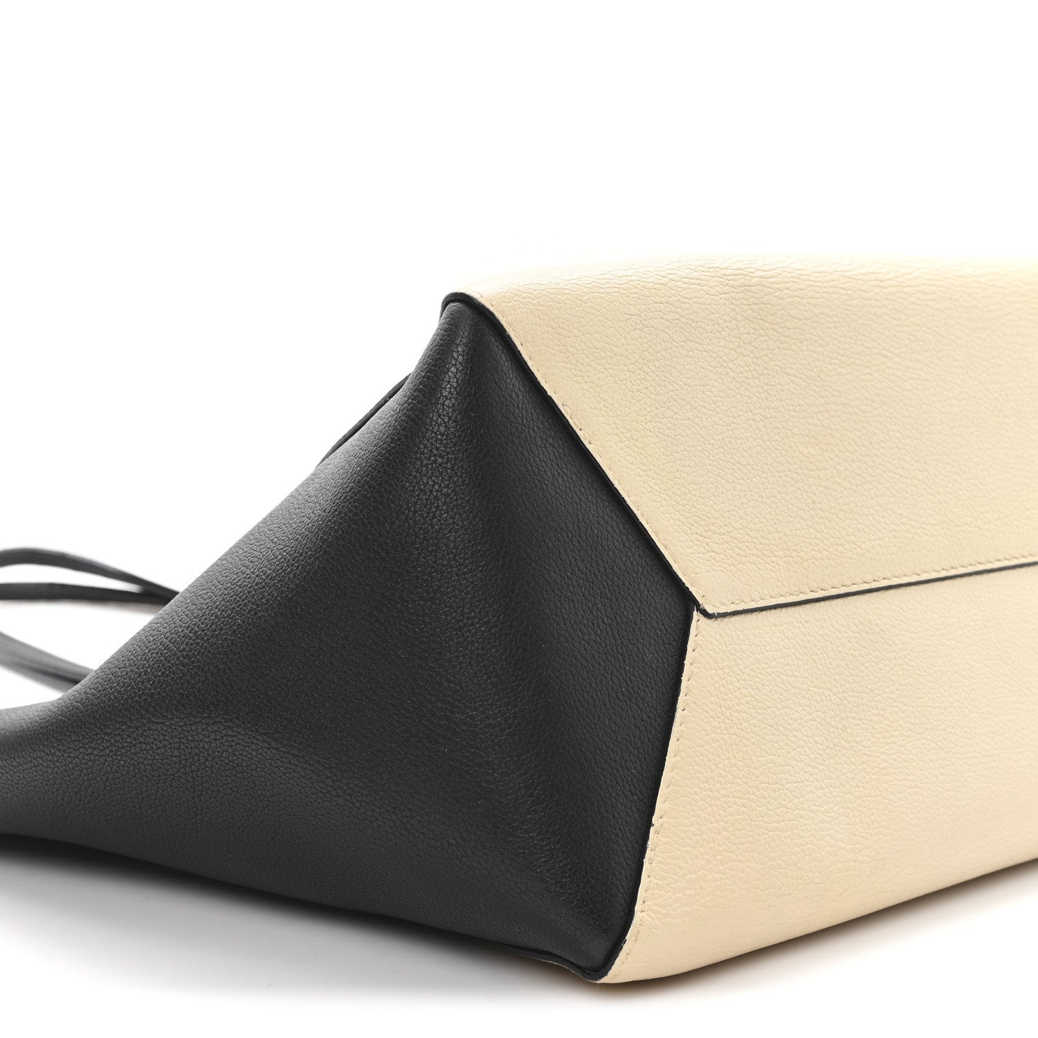 Calfskin Lockme Cabas Vanille Black