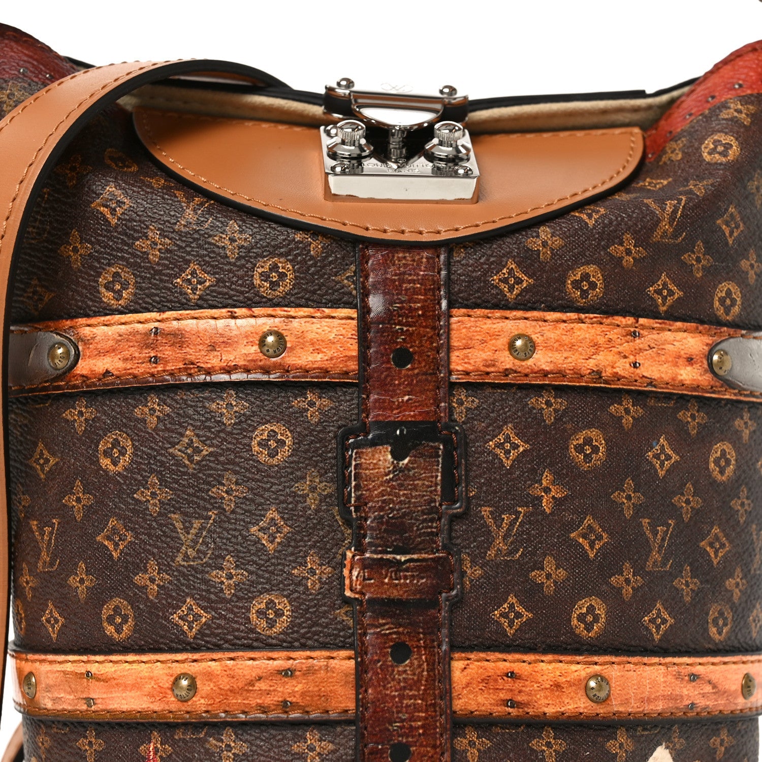 Transformed Monogram Time Trunk Duffle Bag