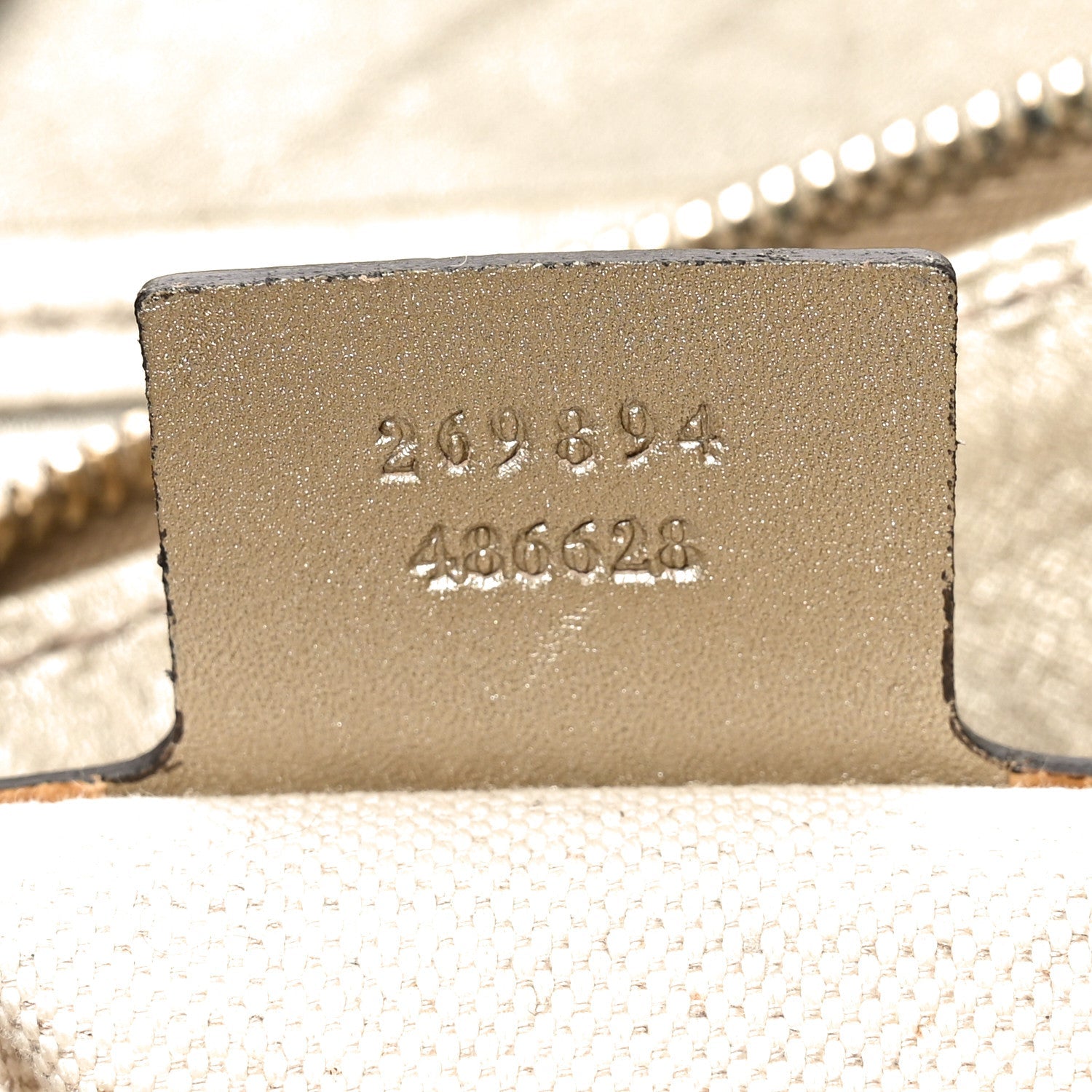 Monogram Mayfair Top Handle Satchel Gold Beige