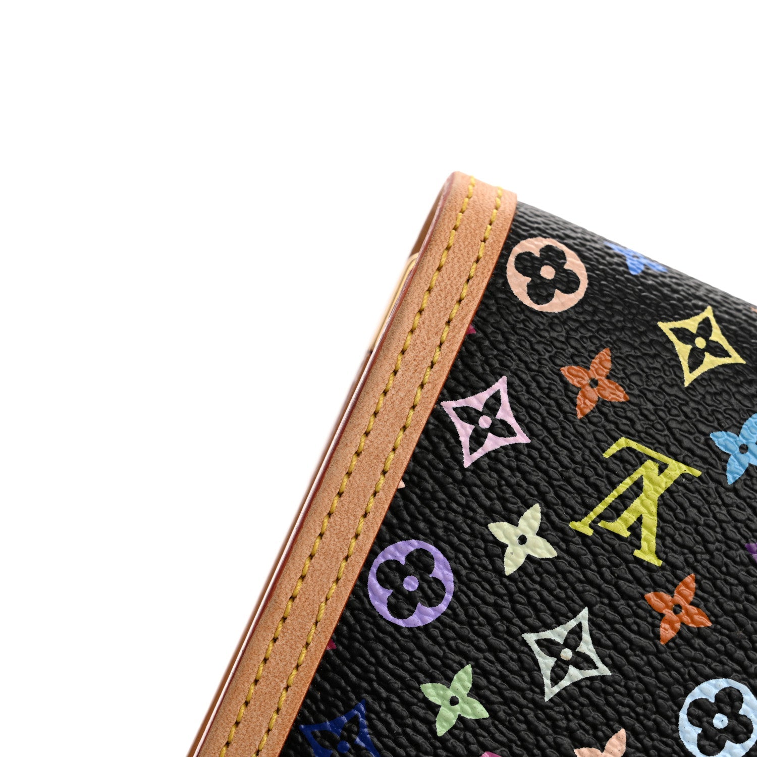 Monogram Multicolor Porte Tresor International Wallet Black