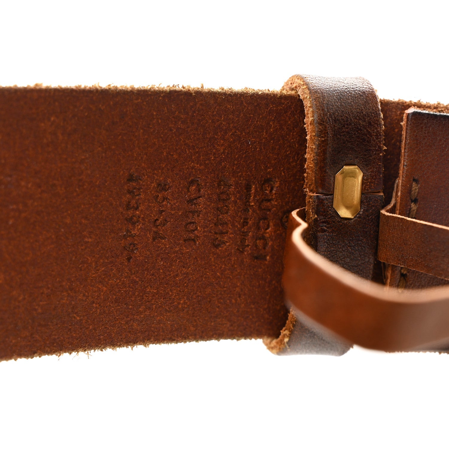 Faded Calfskin Double G 40mm Belt 85 34 Cuir